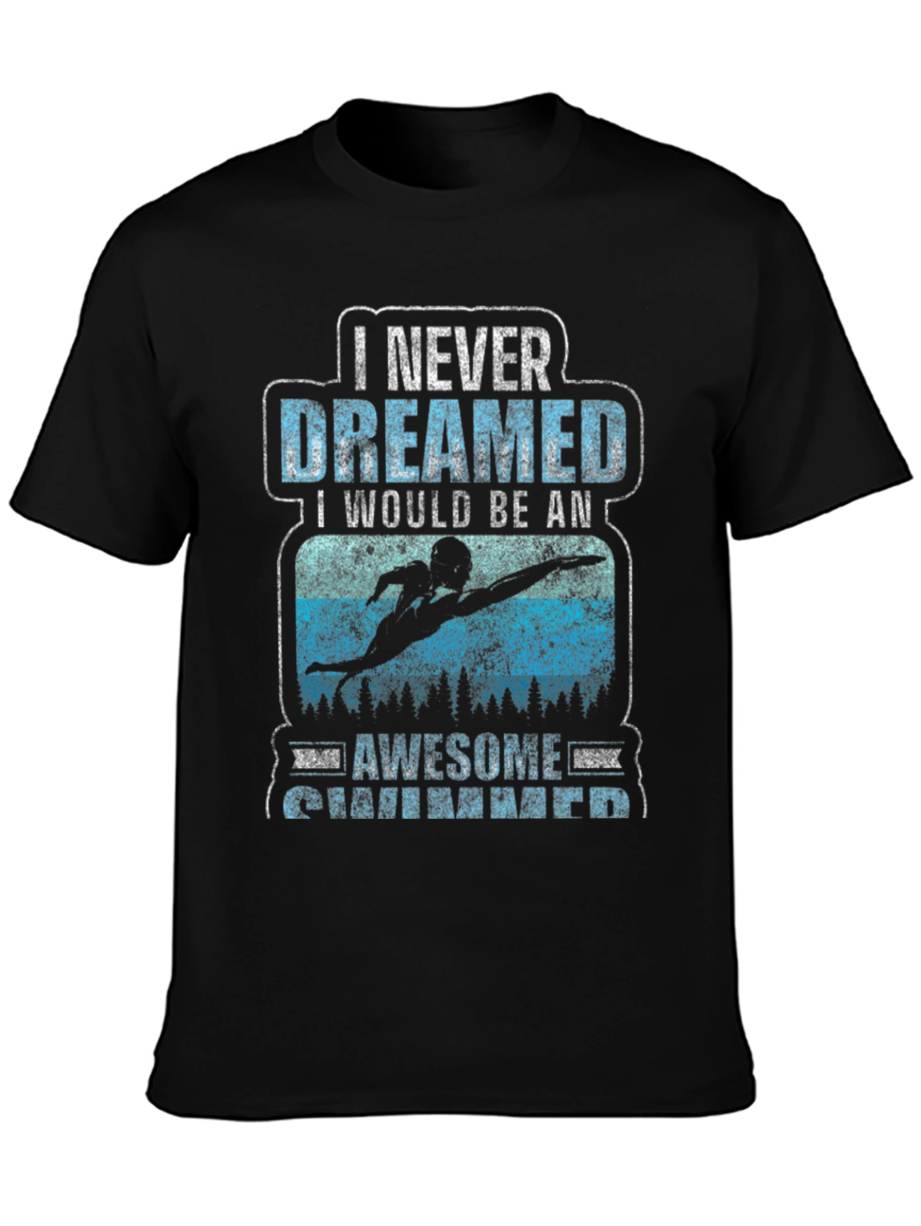 Awesome Swimmer Graphic T-Shirt