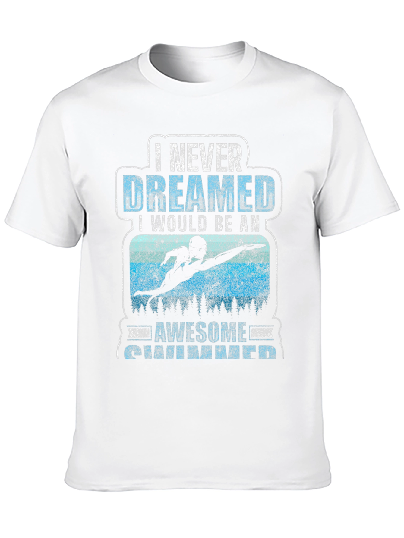 Awesome Swimmer Graphic T-Shirt