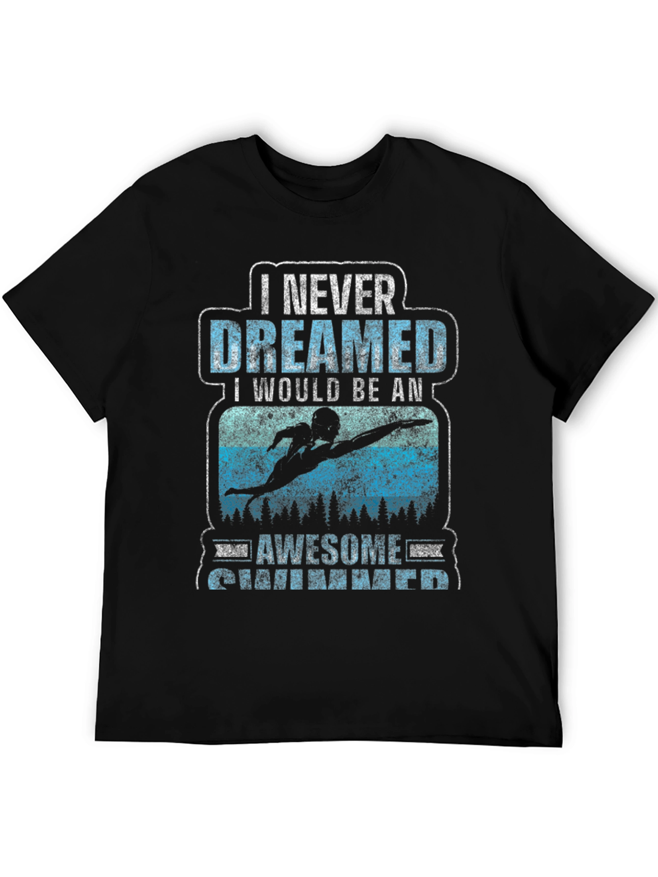 Awesome Swimmer Graphic T-Shirt