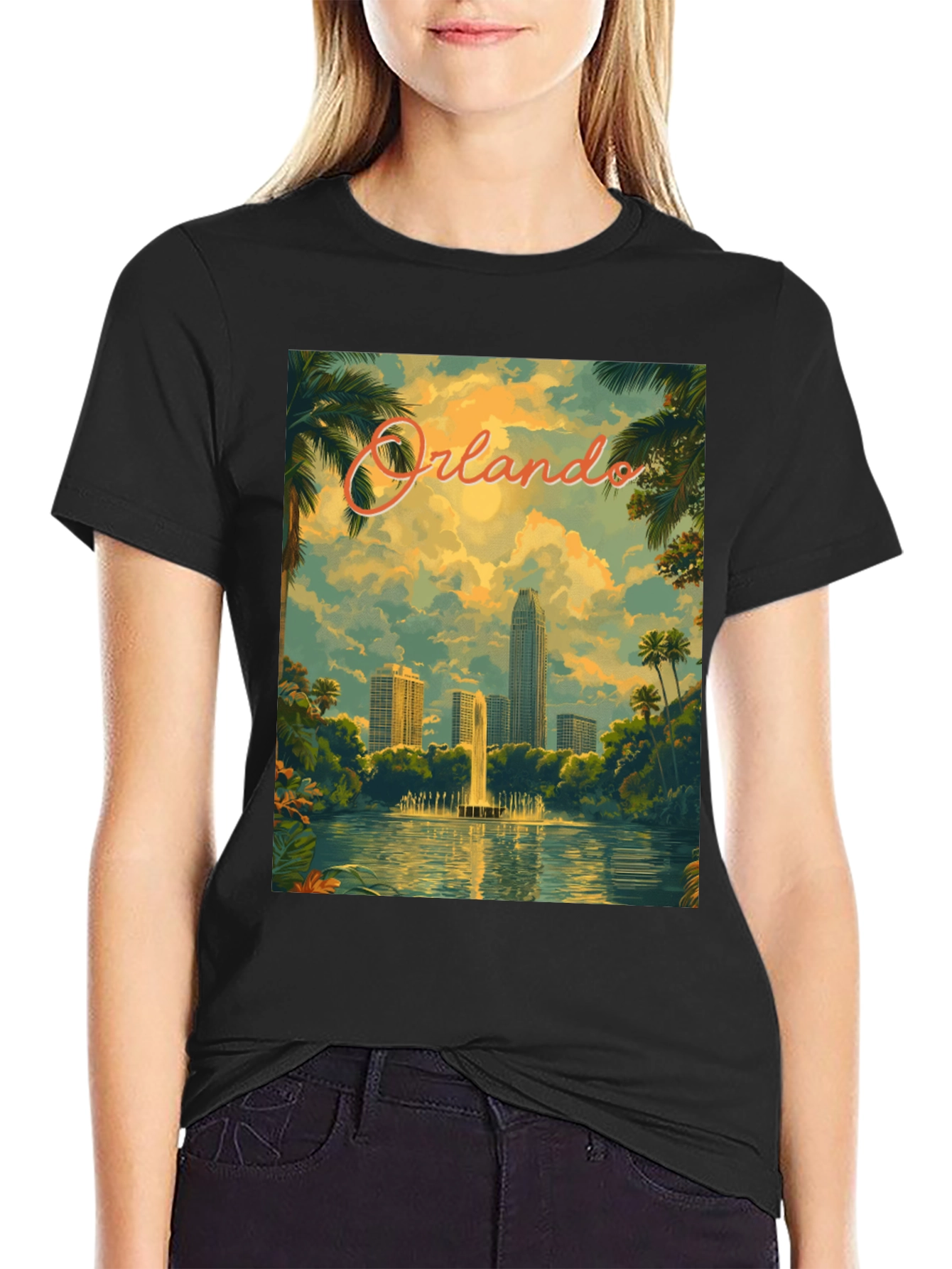 Orlando Cityscape Graphic Tee