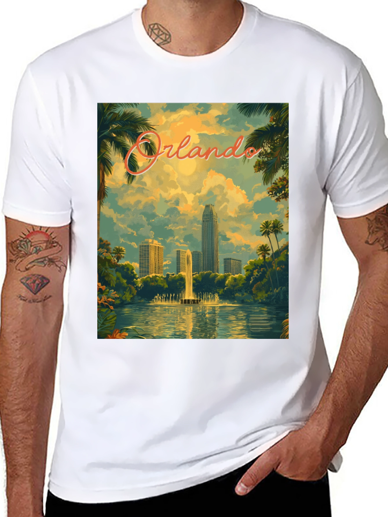 Orlando Cityscape Graphic Tee