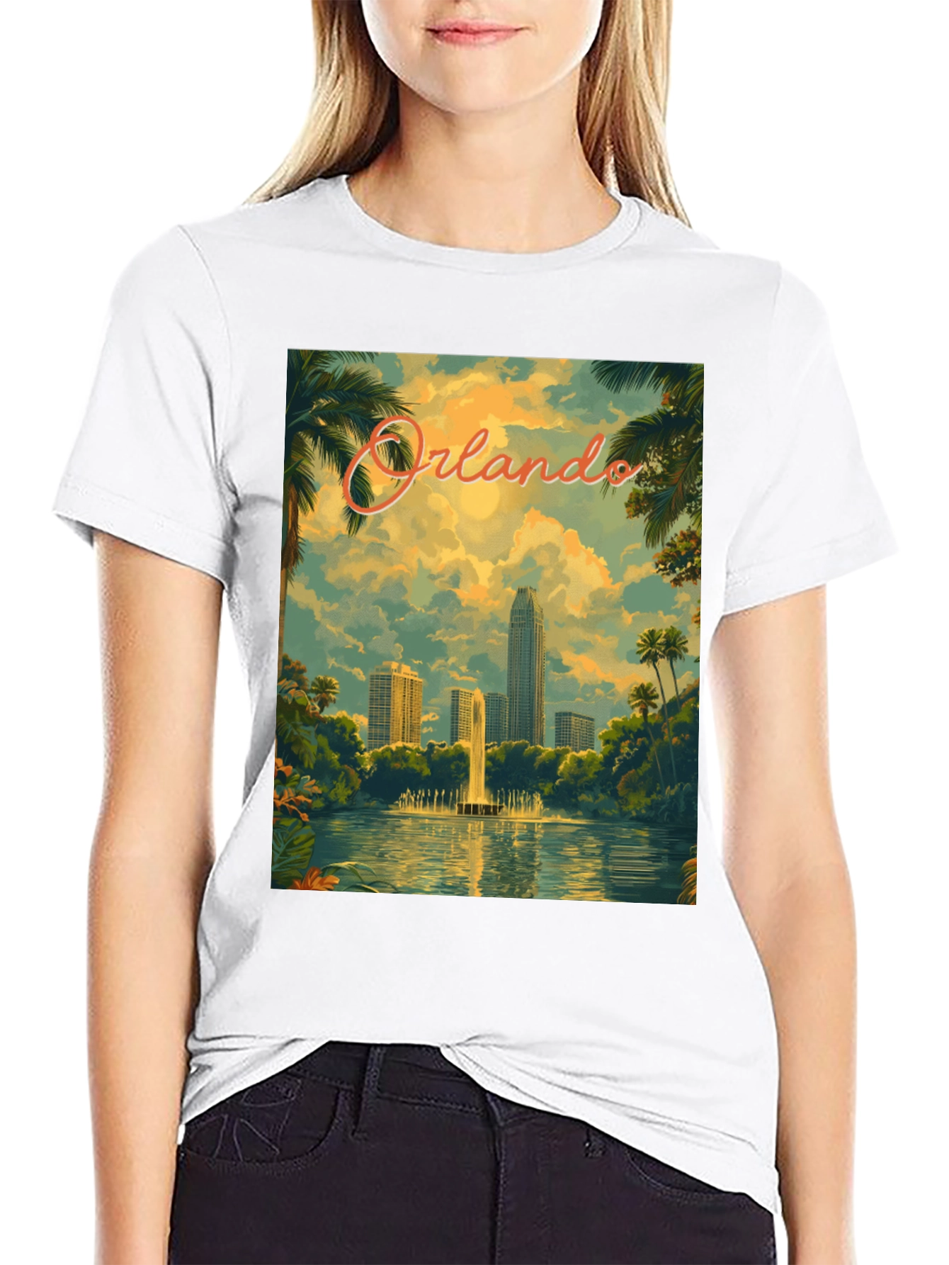 Orlando Cityscape Graphic Tee