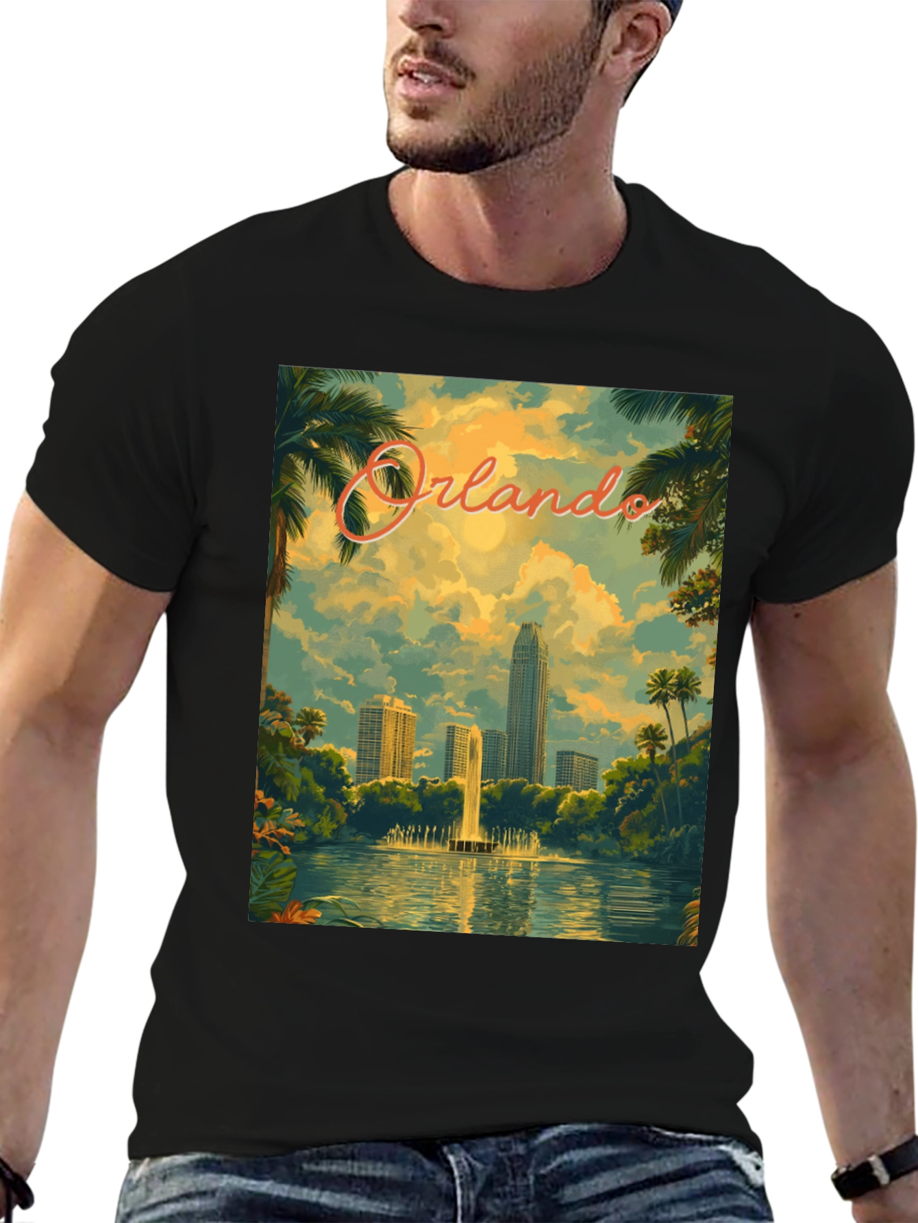 Orlando Cityscape Graphic Tee