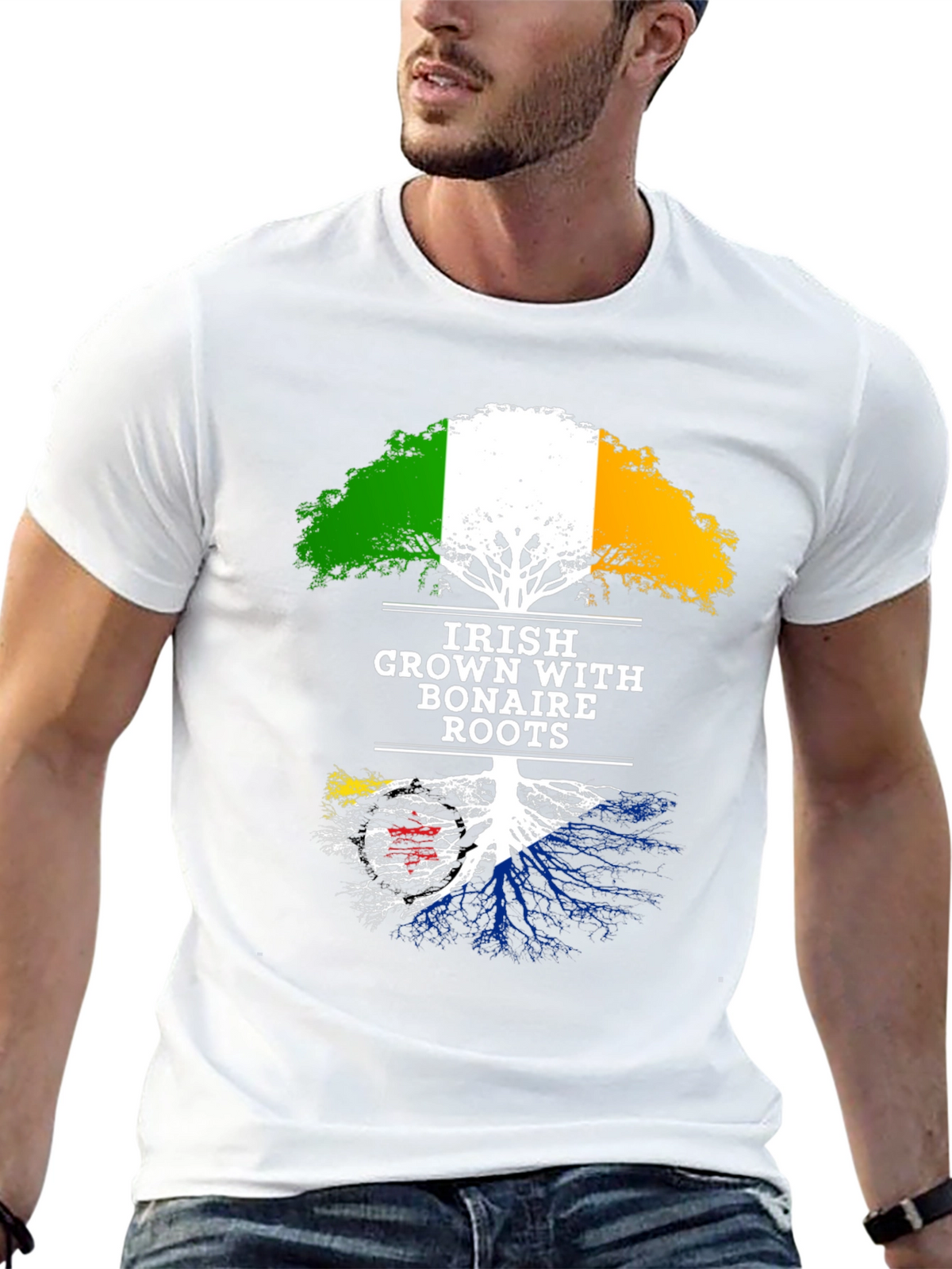 Irish Grown with Bonaire Roots T-Shirt