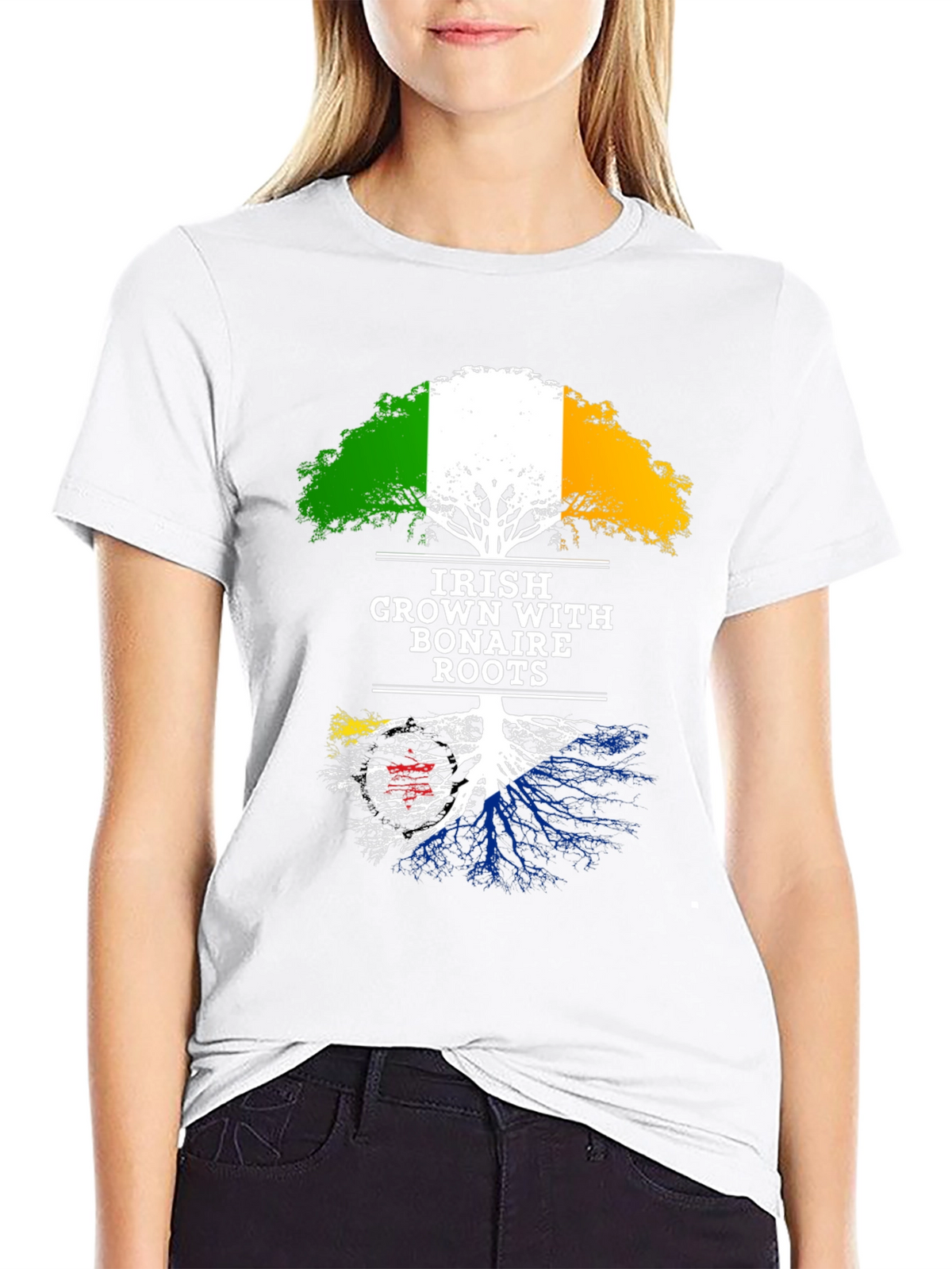 Irish Grown with Bonaire Roots T-Shirt