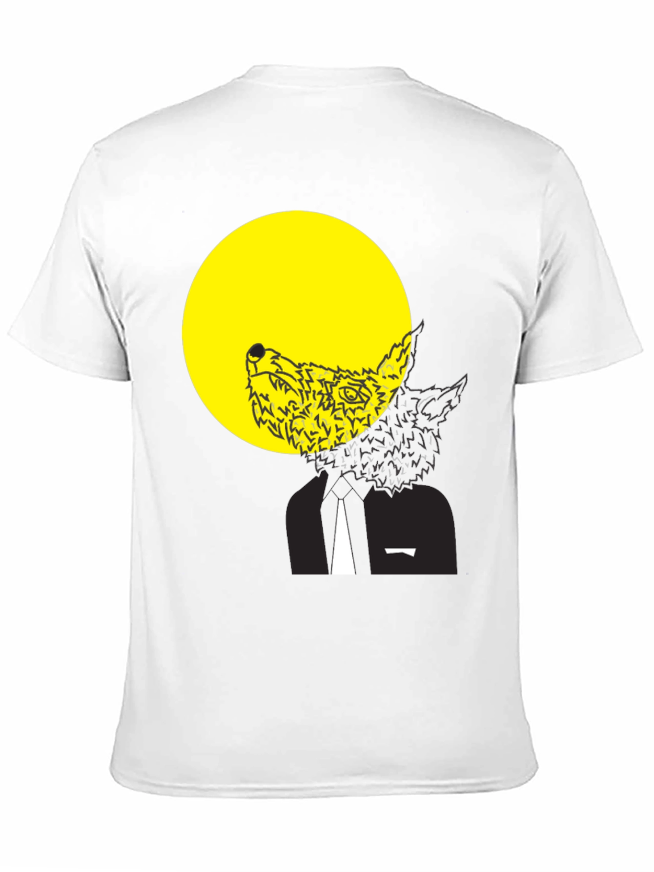 Wolf Moon Graphic Tee - Black