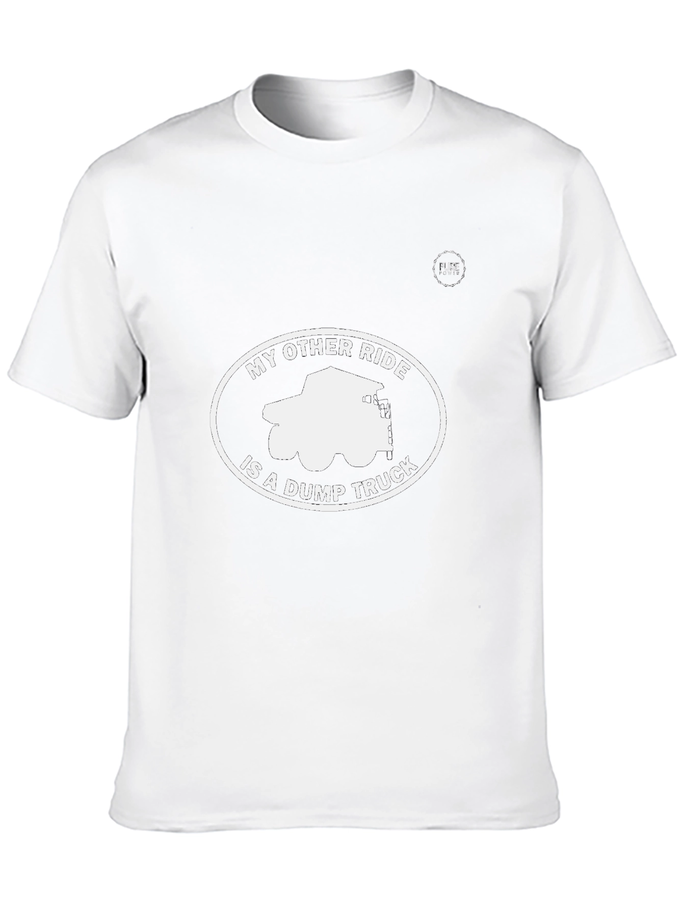 Dump Truck Ride T-Shirt - Mens Funny Vehicle Tee