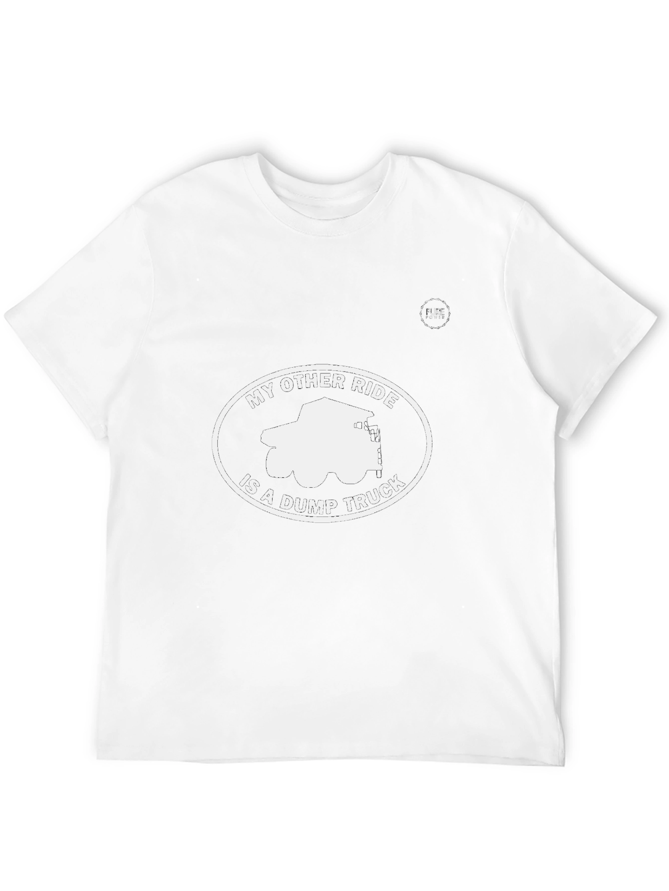 Dump Truck Ride T-Shirt - Mens Funny Vehicle Tee