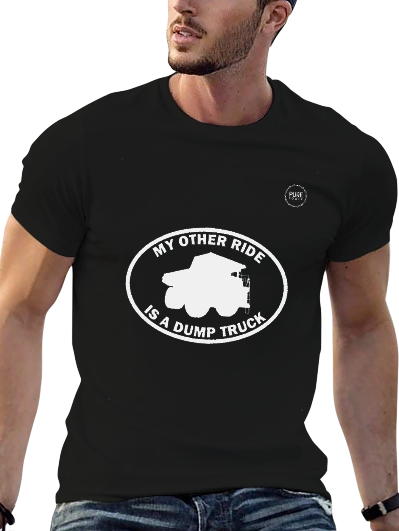 Dump Truck Ride T-Shirt - Mens Funny Vehicle Tee
