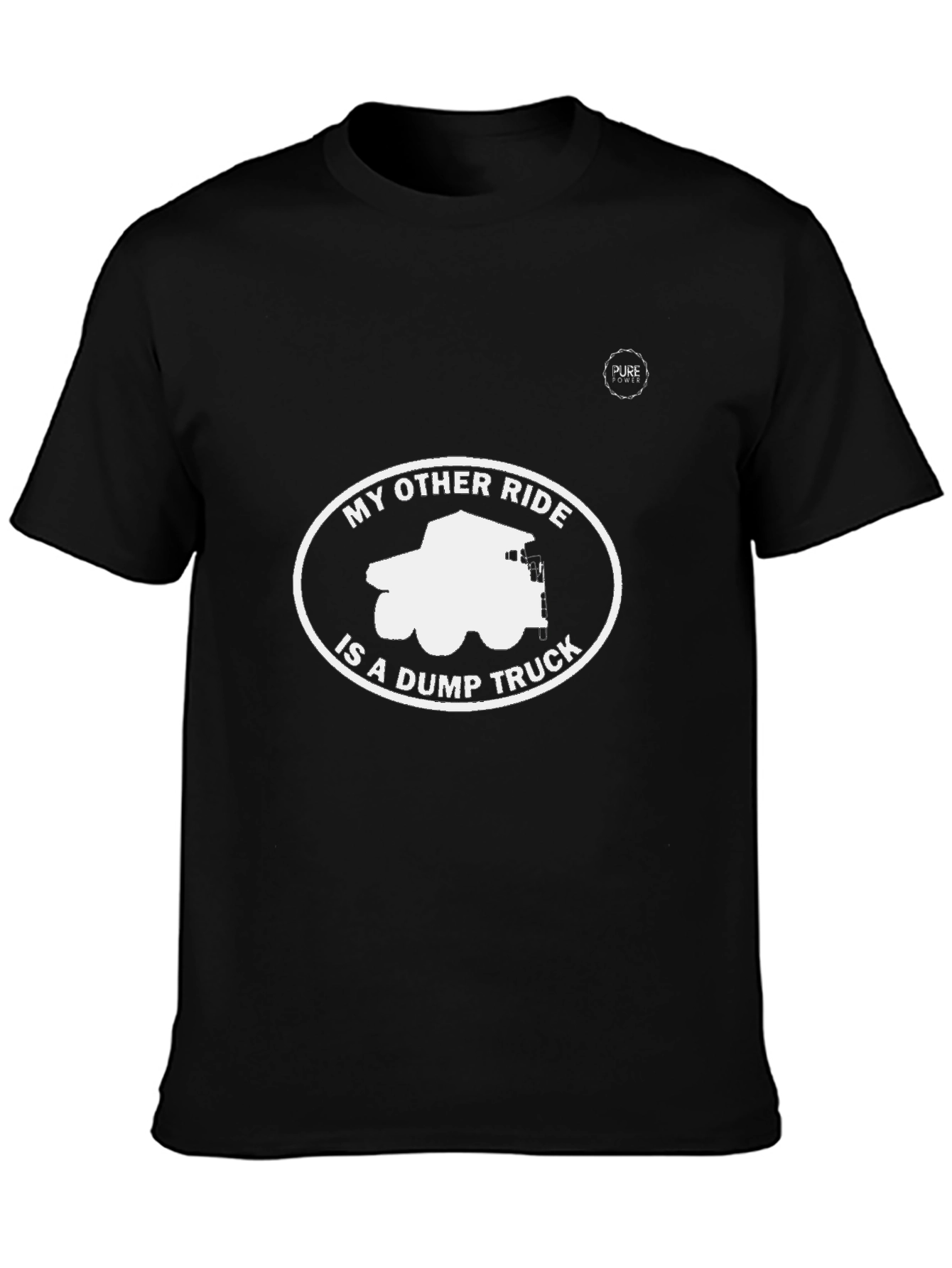 Dump Truck Ride T-Shirt - Mens Funny Vehicle Tee