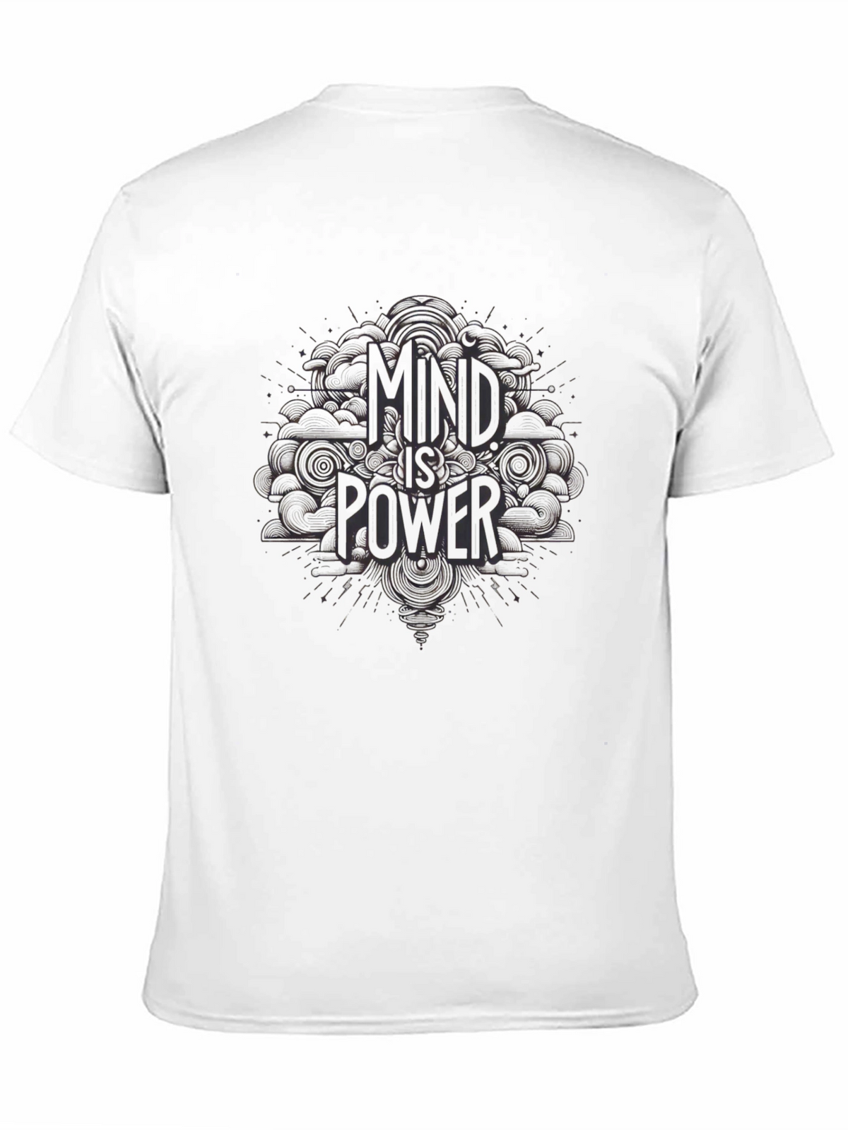 Mind is Power Black Graphic Tee