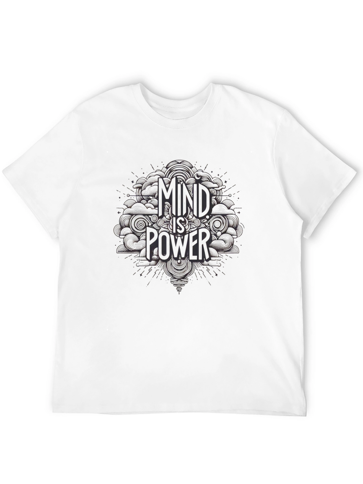 Mind is Power Black Graphic Tee