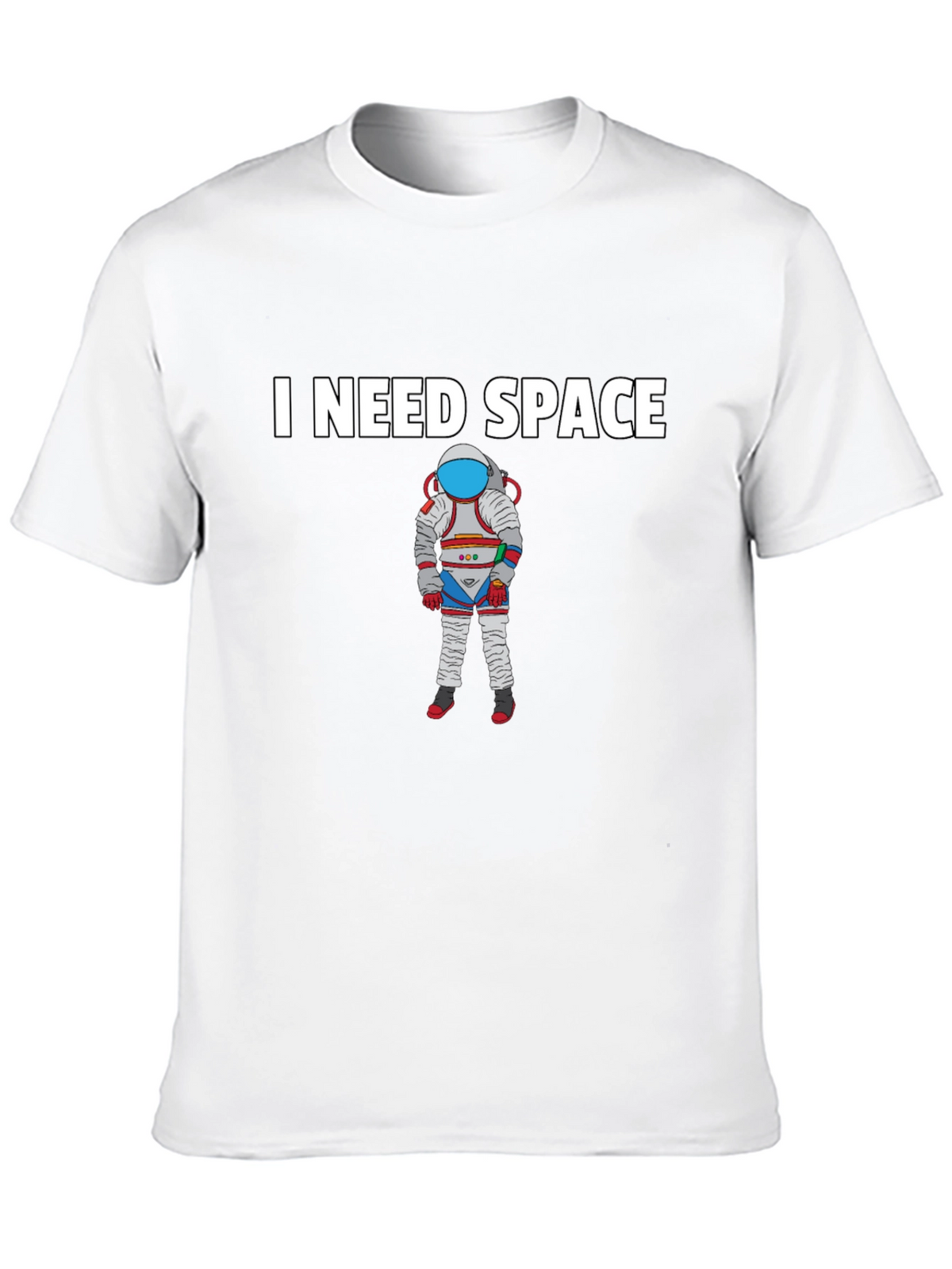 I Need Space Black T-Shirt