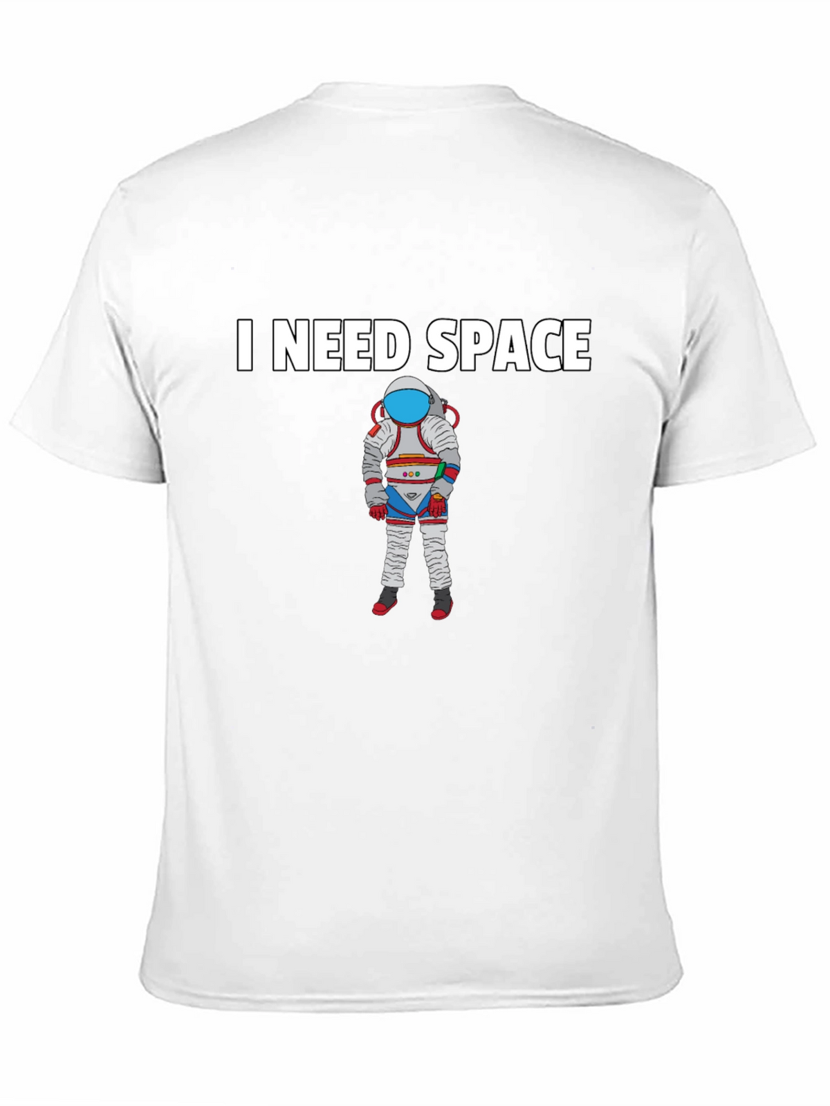 I Need Space Black T-Shirt