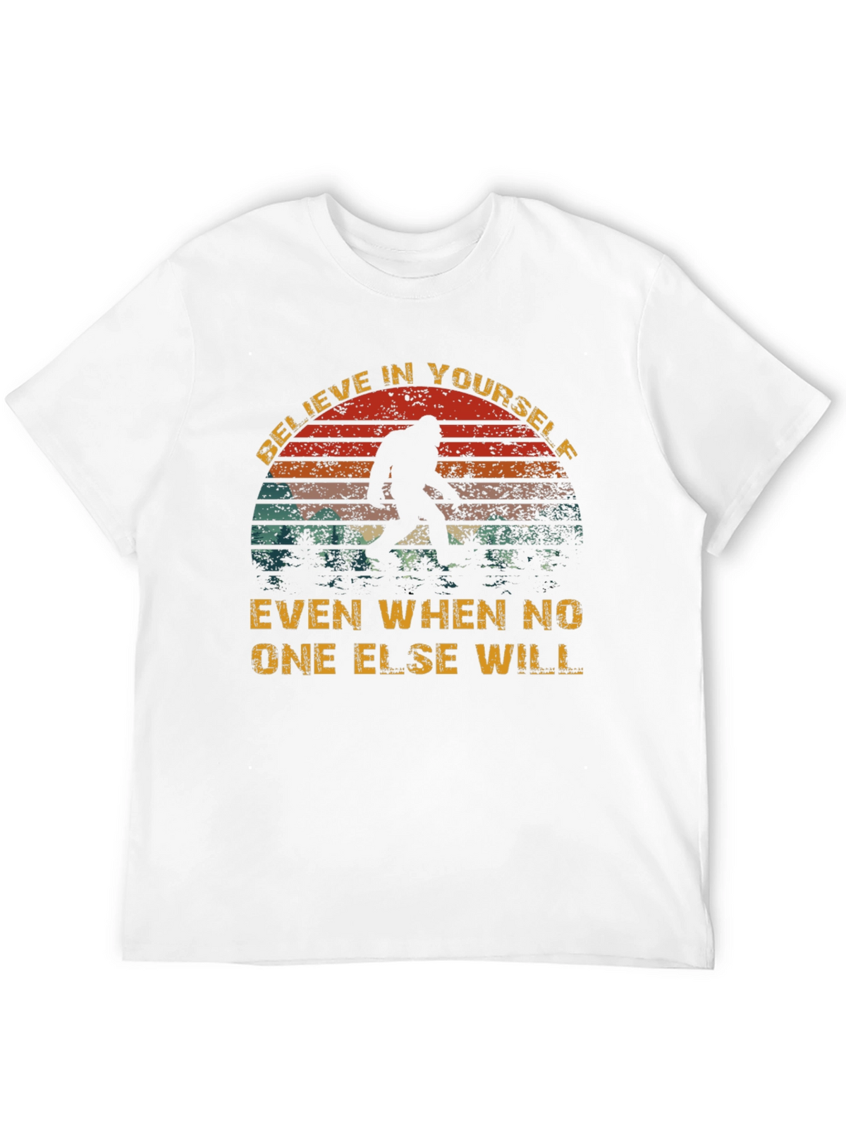 Believe Bigfoot T-Shirt - Funny Cryptozoology Tee