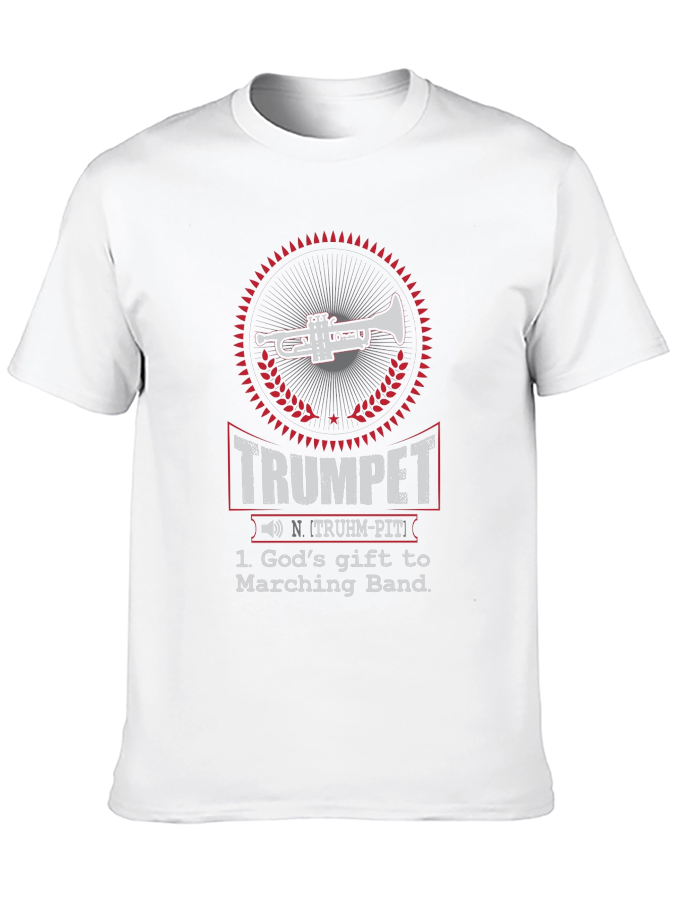 Trumpet Gods Gift Marching Band T-Shirt