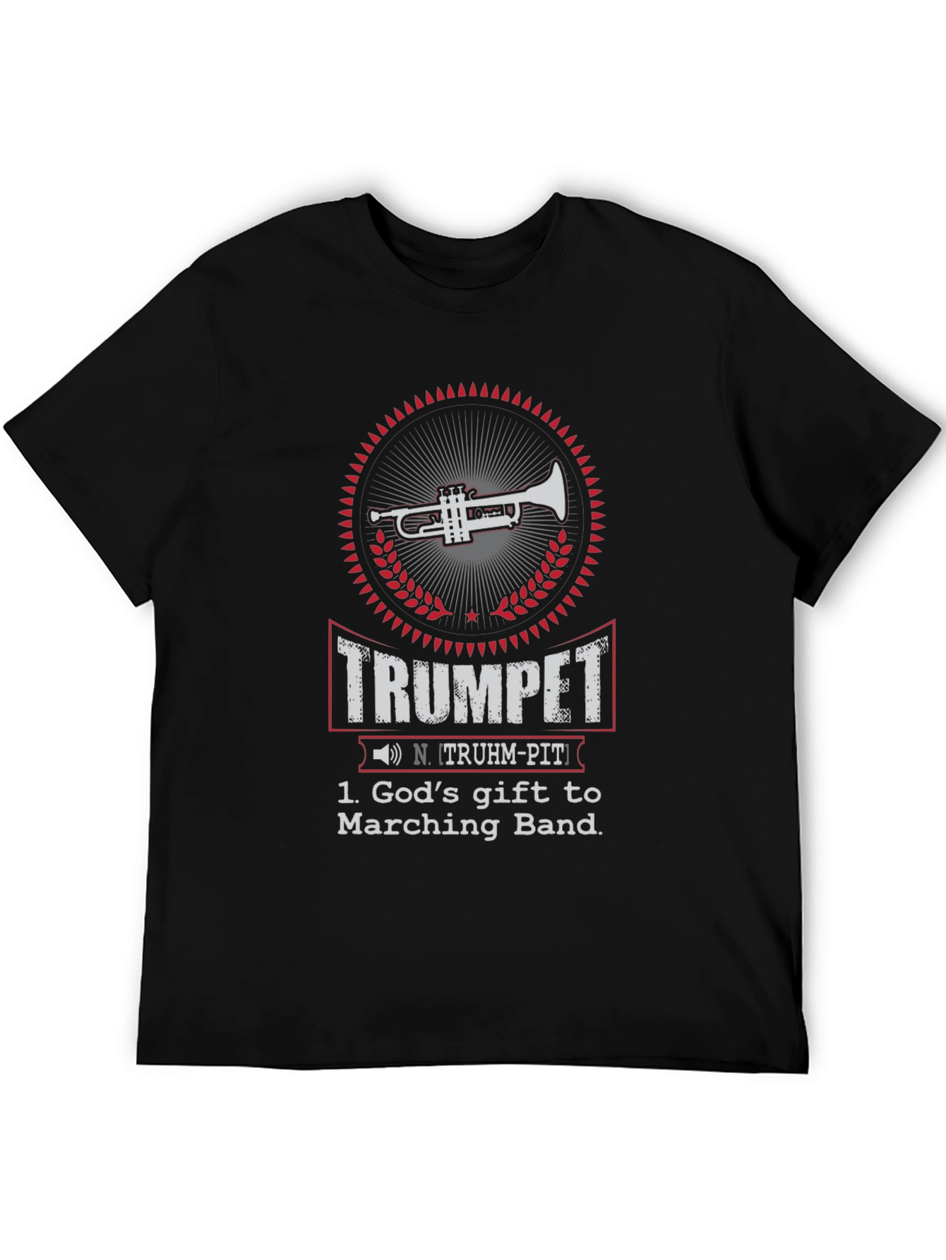 Trumpet Gods Gift Marching Band T-Shirt