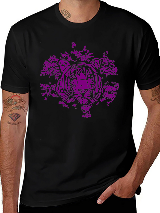 Tiger Graphic Black T-Shirt