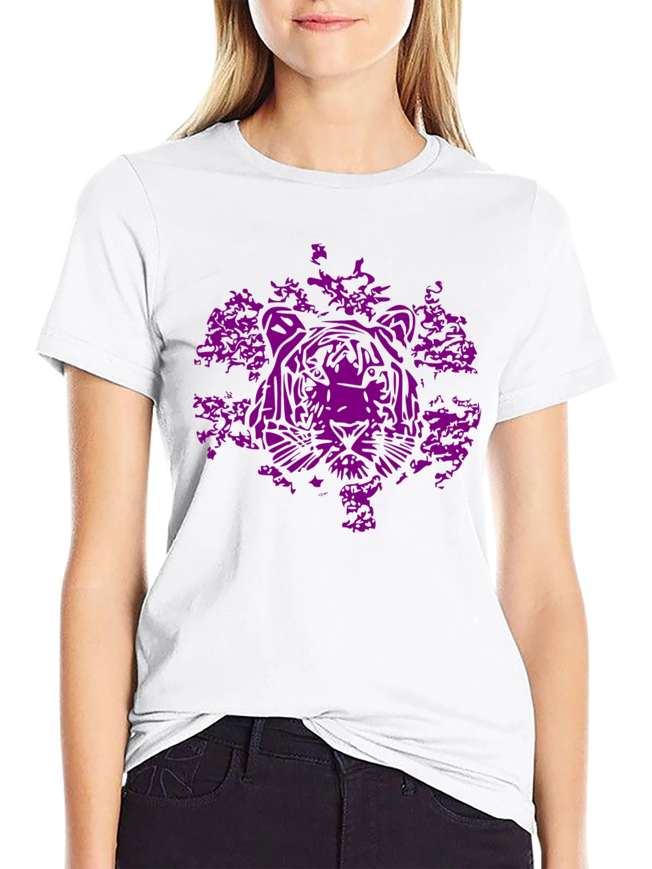 Tiger Graphic Black T-Shirt