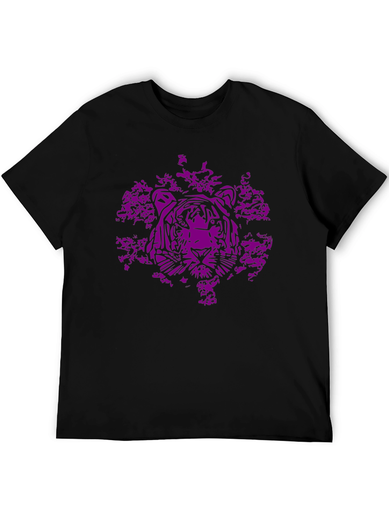Tiger Graphic Black T-Shirt