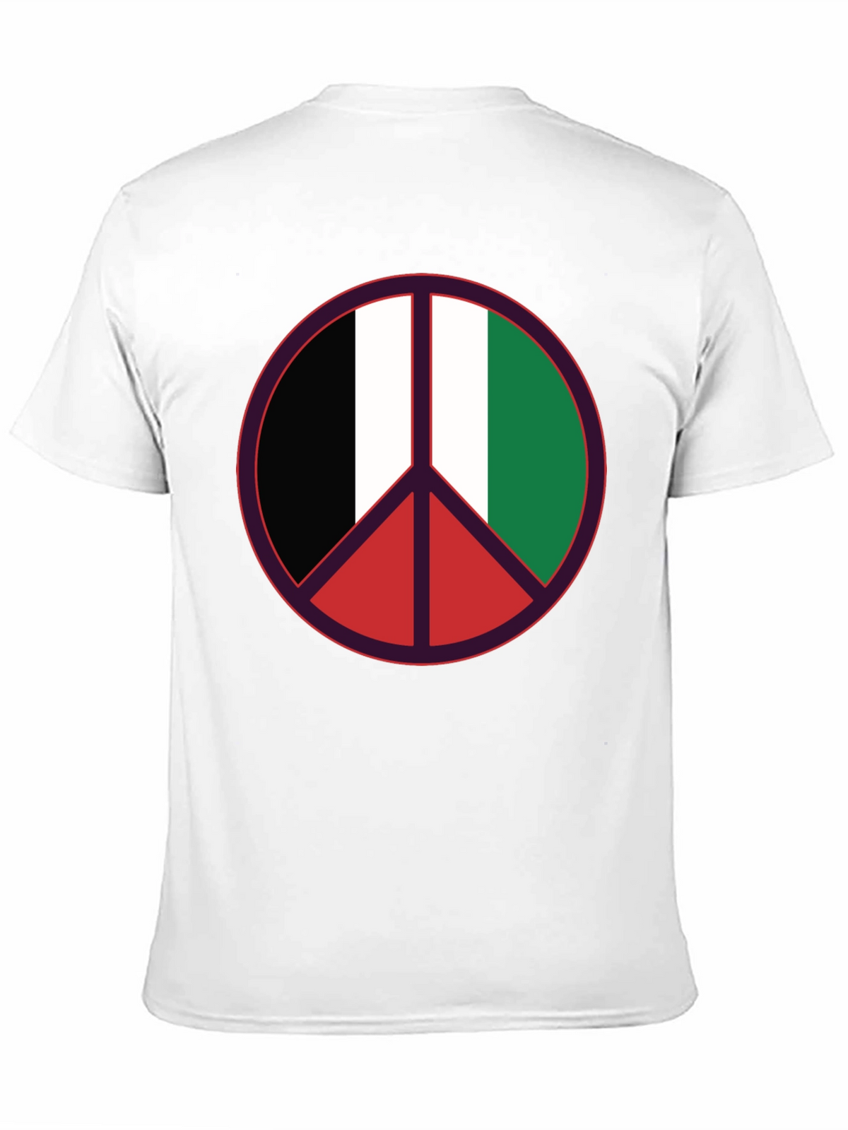Peace Sign Italian Flag T-Shirt