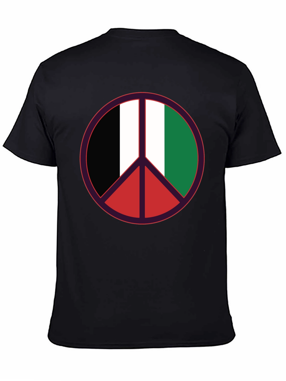 Peace Sign Italian Flag T-Shirt