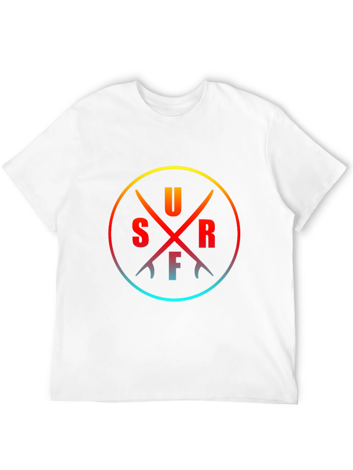 Surfboards Circle Tee - Casual Style