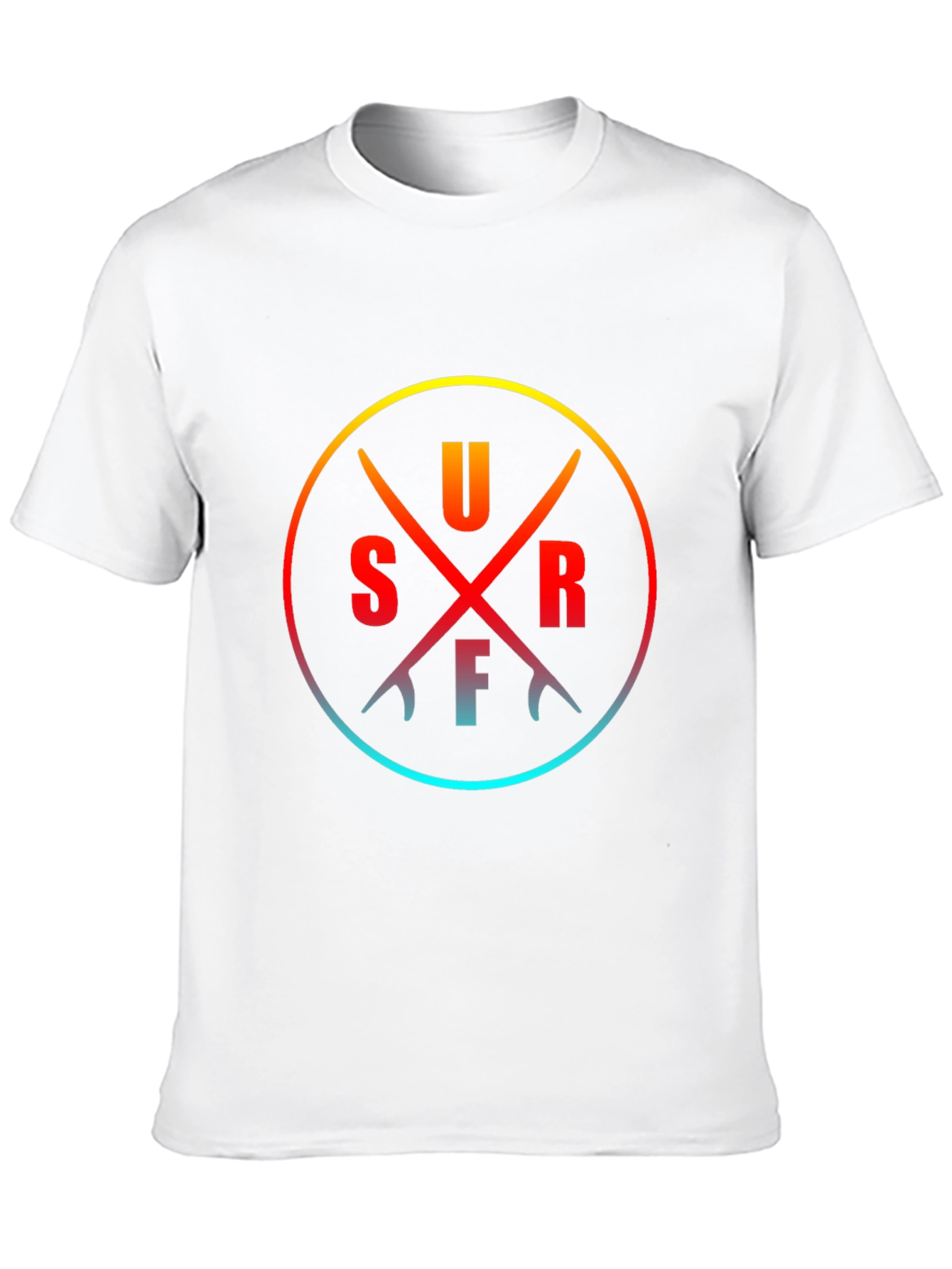 Surfboards Circle Tee - Casual Style