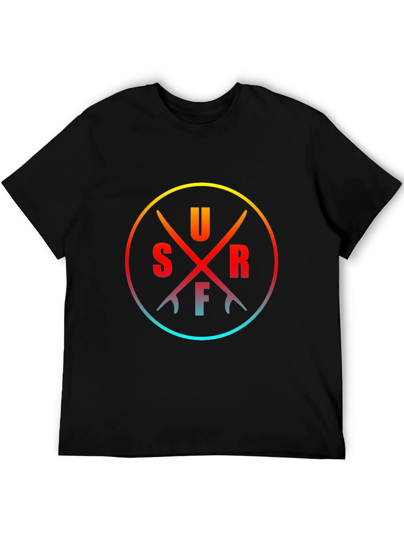 Surfboards Circle Tee - Casual Style