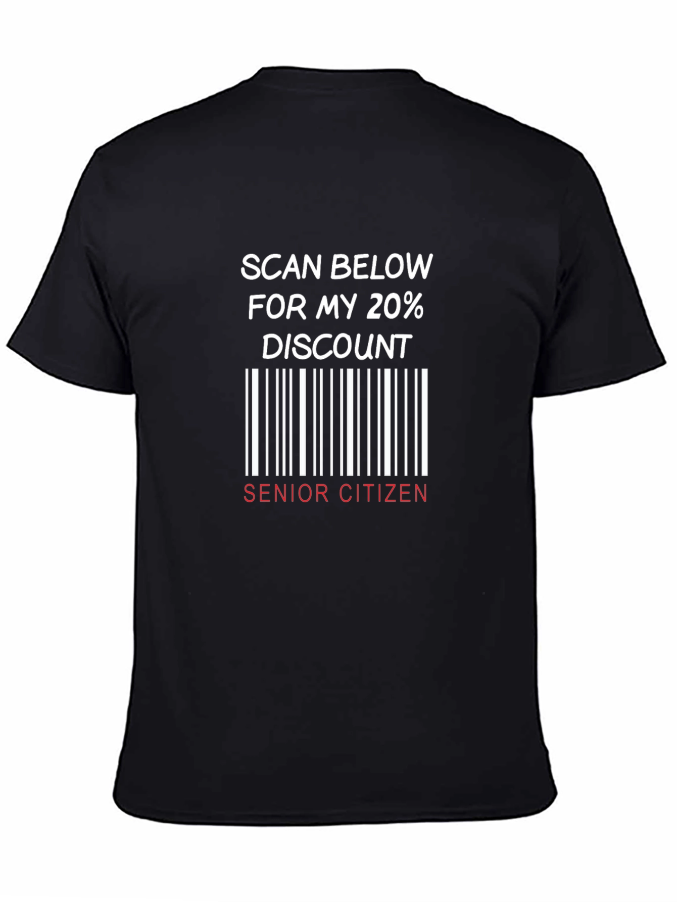 Senior Citizen 20% Discount Novelty T-Shirt