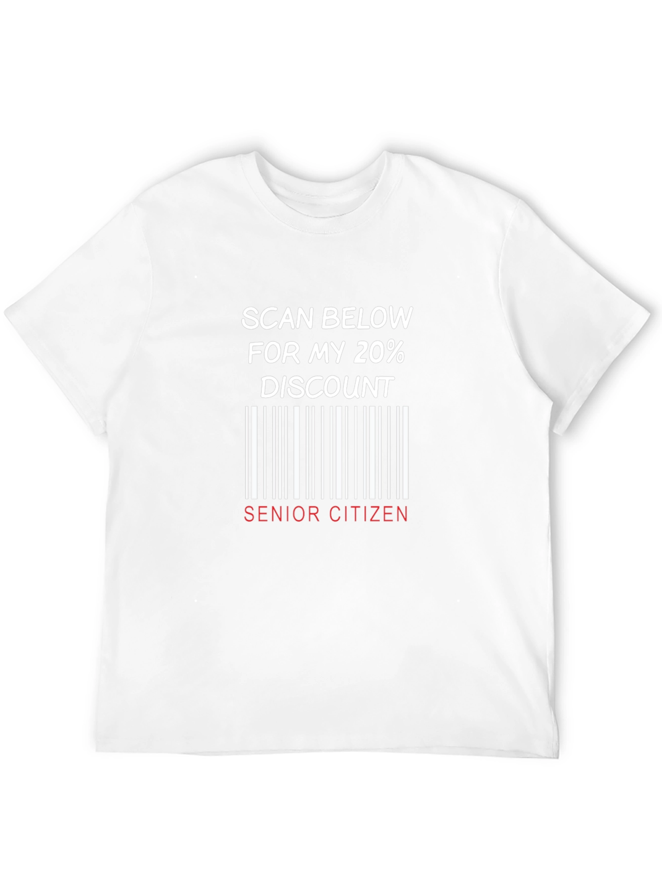 Senior Citizen 20% Discount Novelty T-Shirt