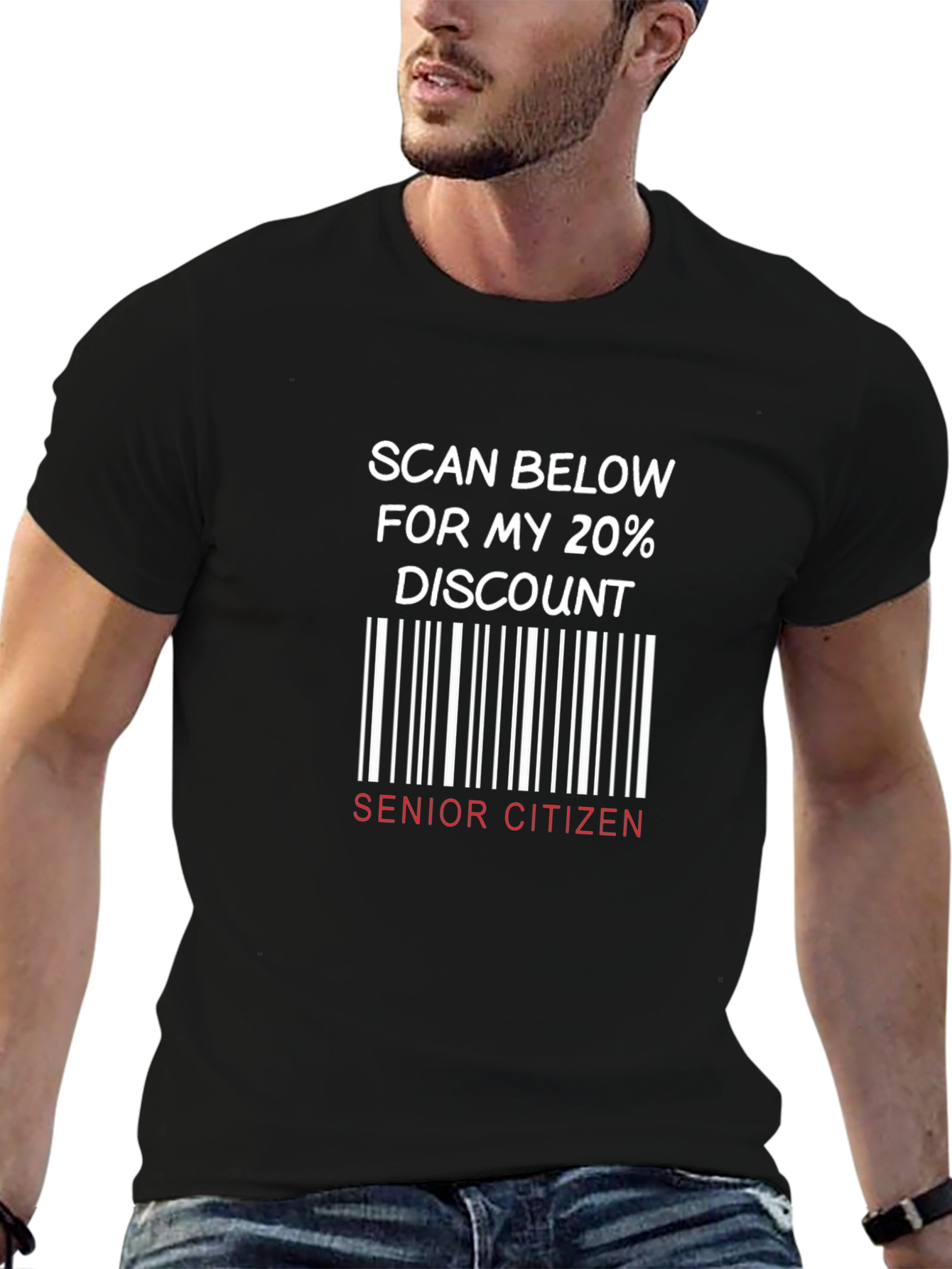 Senior Citizen 20% Discount Novelty T-Shirt