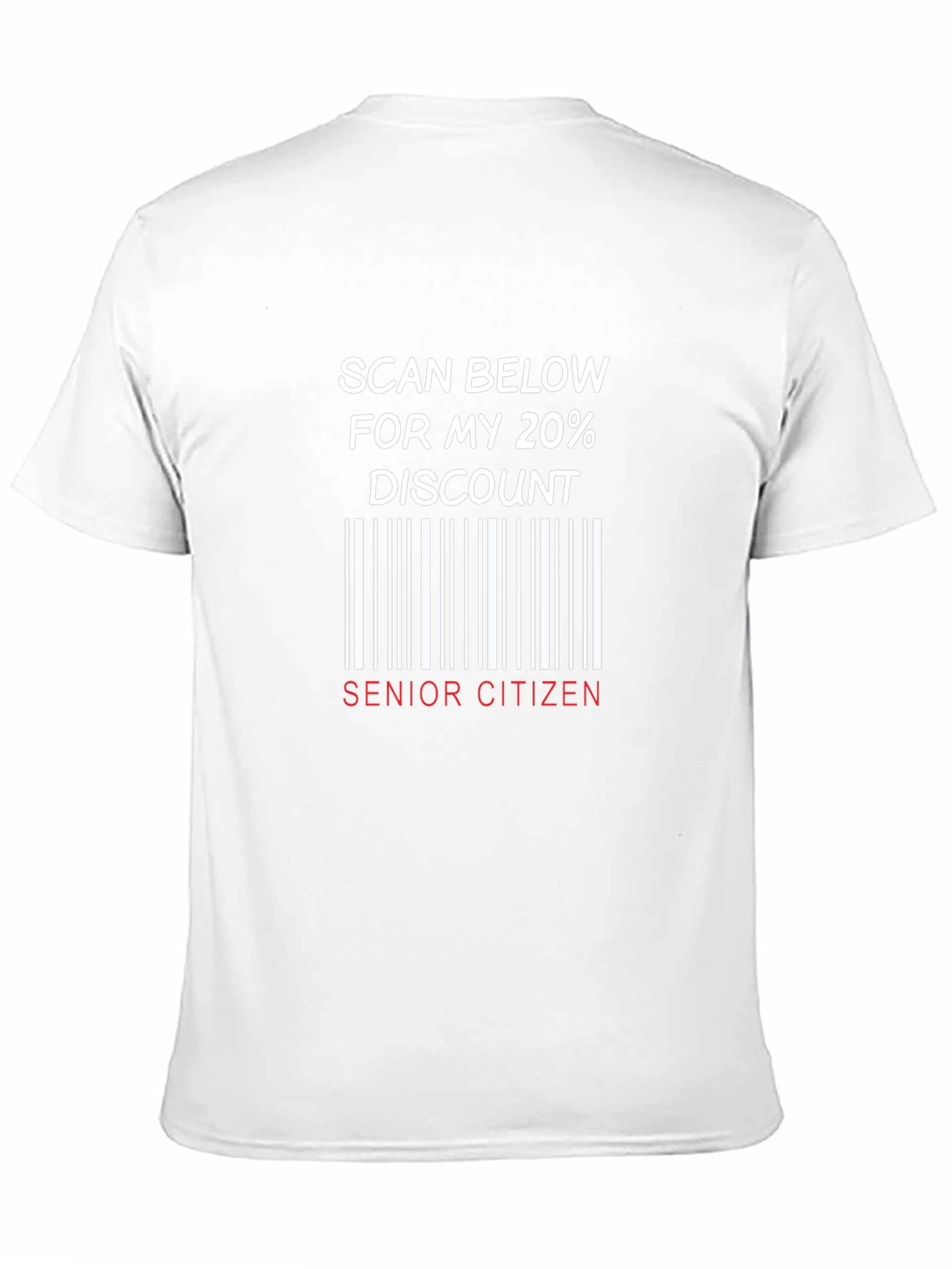 Senior Citizen 20% Discount Novelty T-Shirt