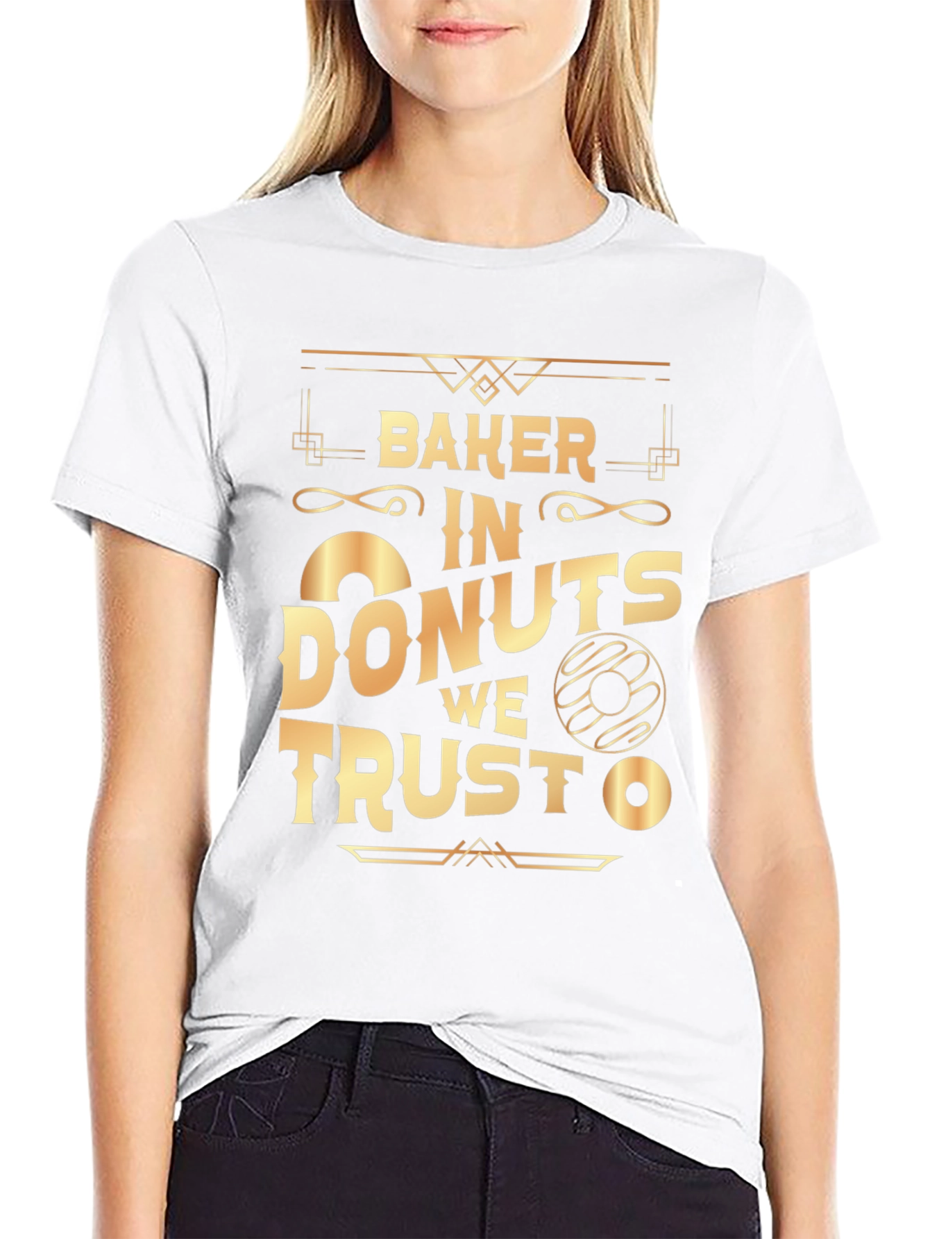 Baker In Donuts We Trust T-Shirt