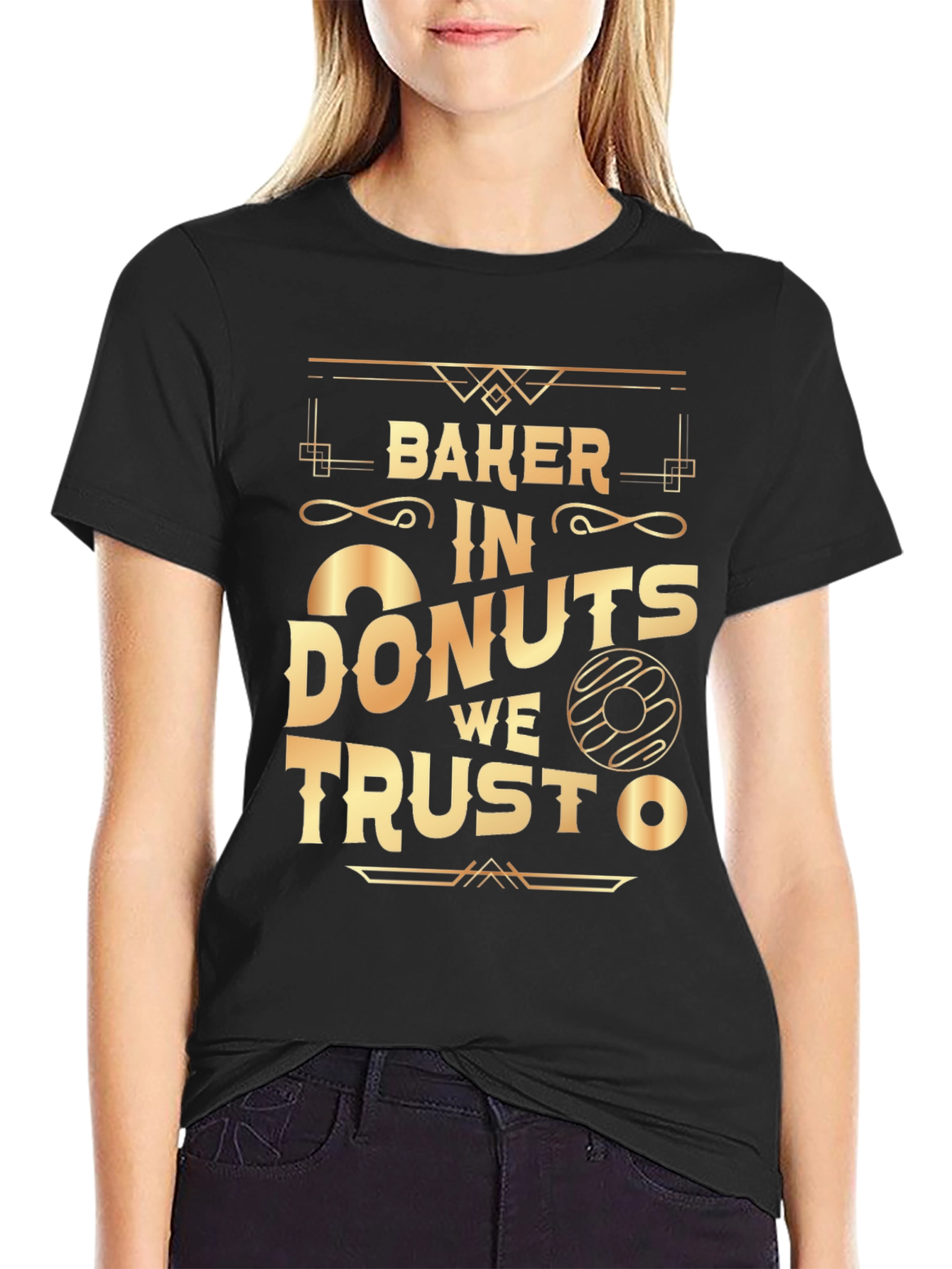 Baker In Donuts We Trust T-Shirt