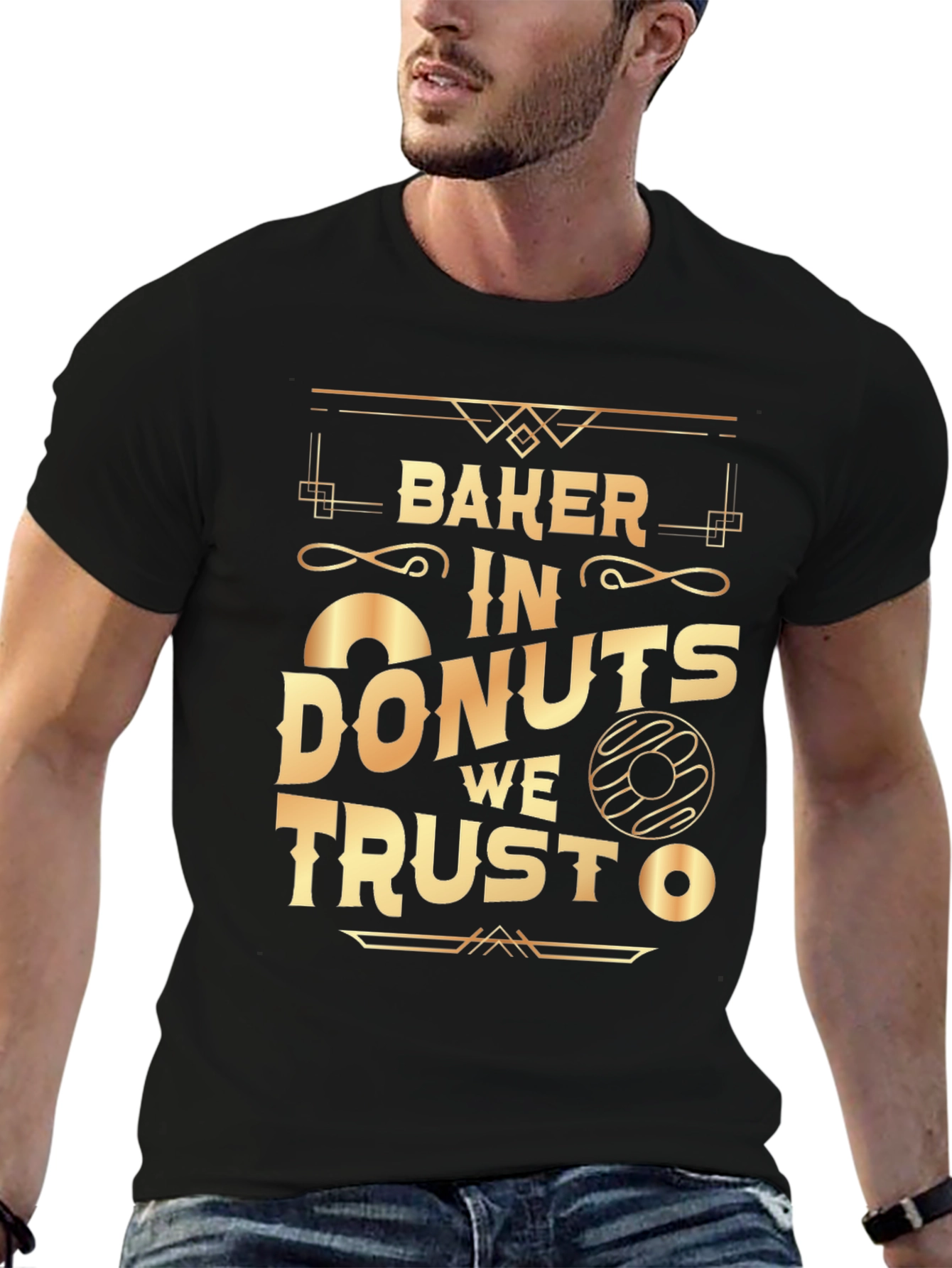 Baker In Donuts We Trust T-Shirt