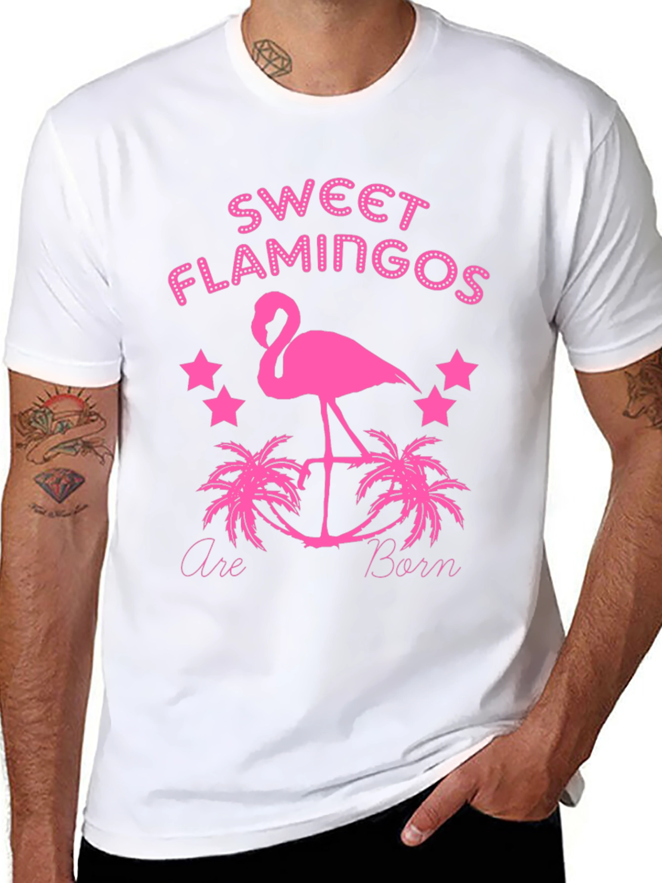Sweet Flamingos T-Shirt - Born To Stand Out