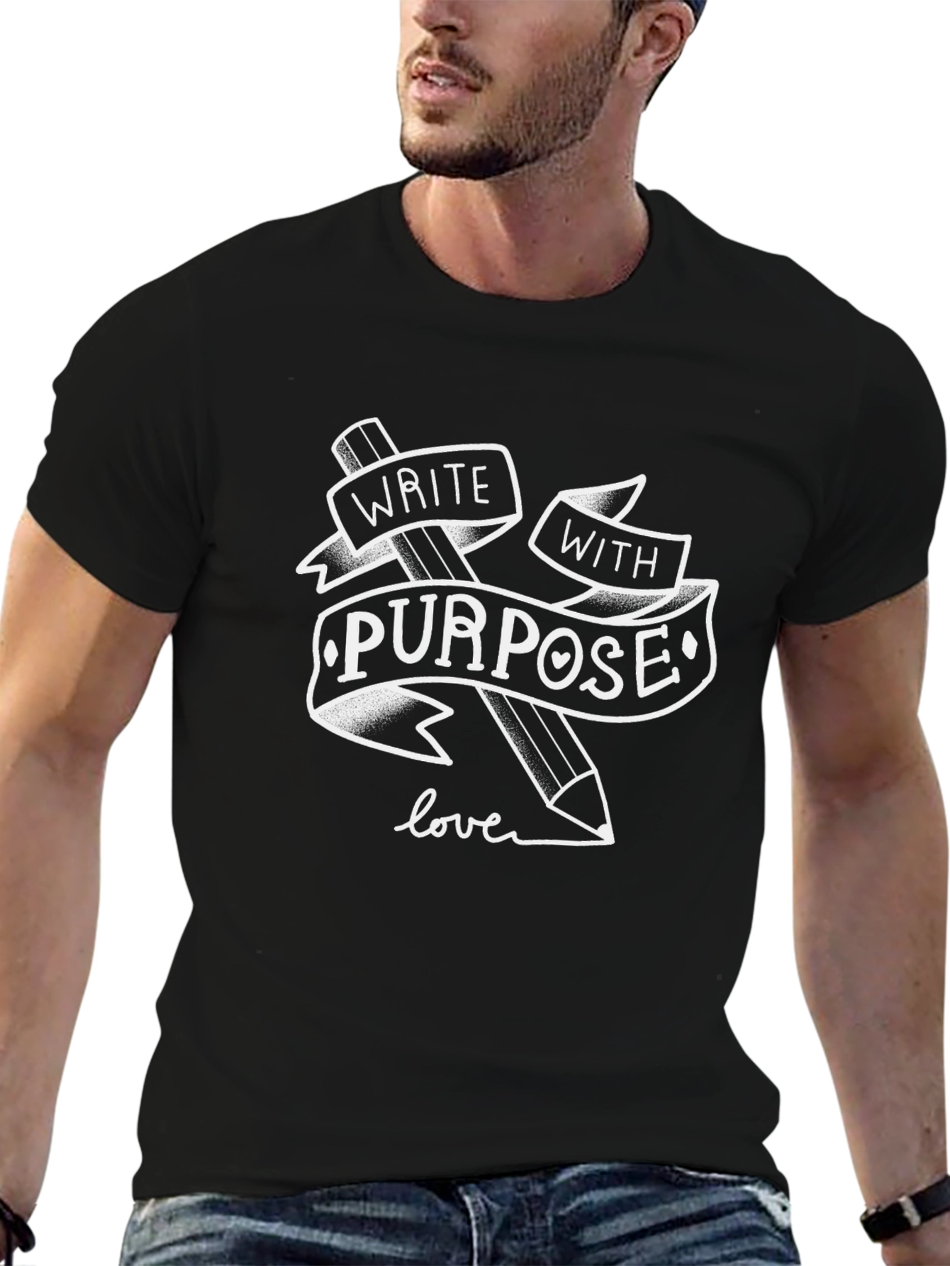 Write With Purpose Graphic Tee