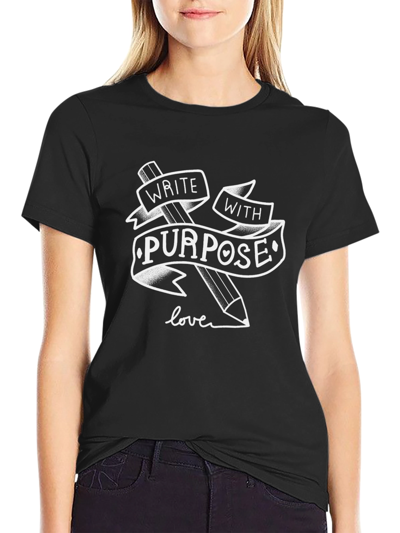 Write With Purpose Graphic Tee