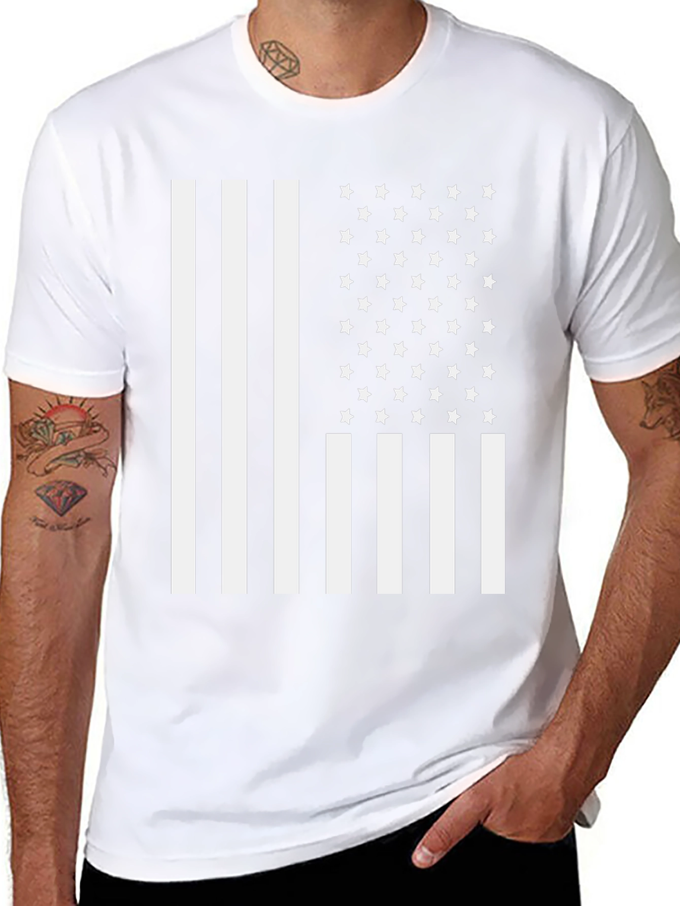 American Flag Graphic T-Shirt - Patriotic USA Pride