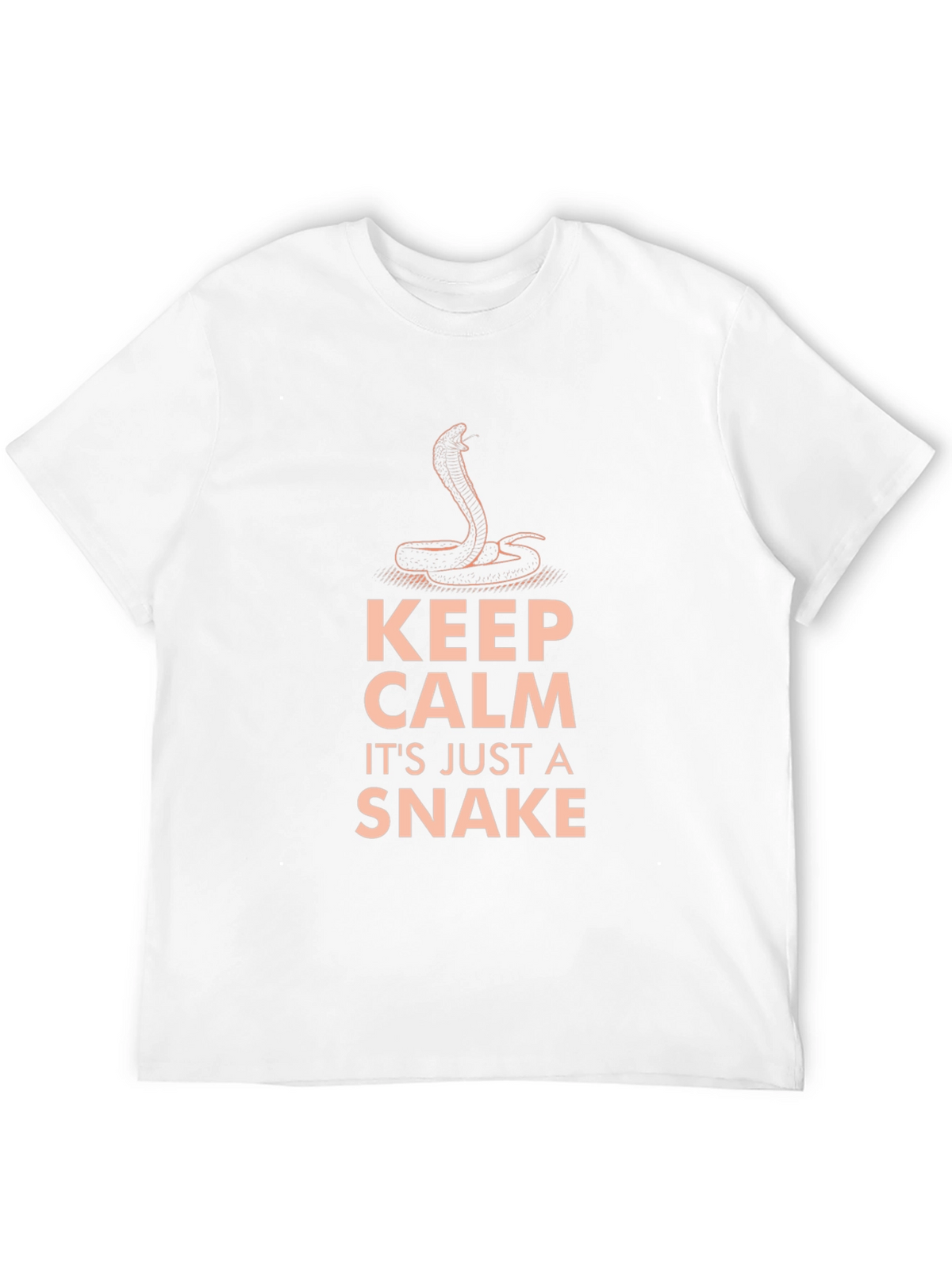 Keep Calm Snake T-Shirt - Cobra Design