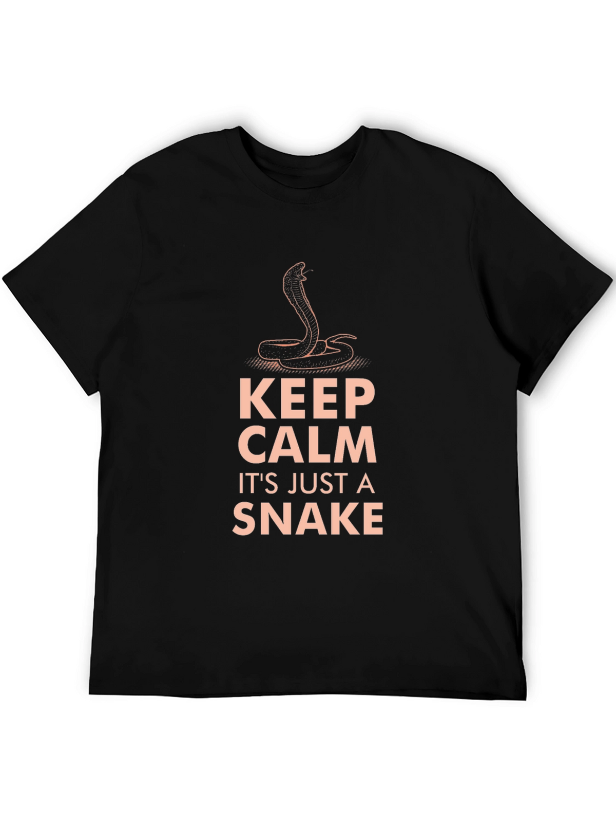 Keep Calm Snake T-Shirt - Cobra Design