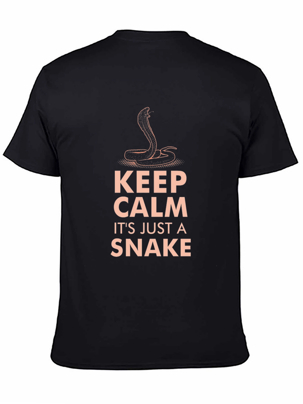 Keep Calm Snake T-Shirt - Cobra Design
