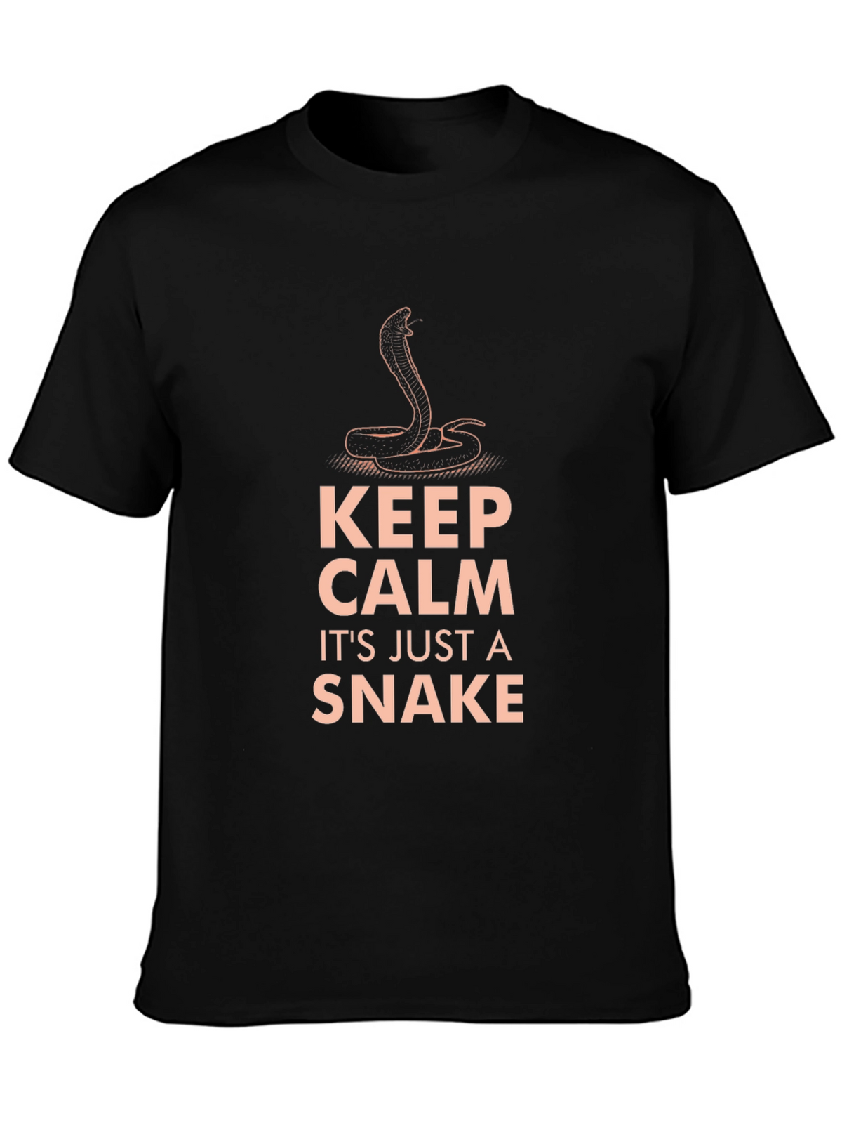 Keep Calm Snake T-Shirt - Cobra Design