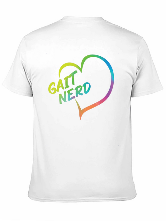 Gait Nerd Heart Graphic Tee - Black T-Shirt
