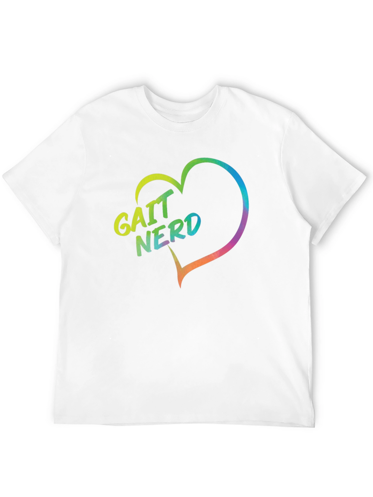 Gait Nerd Heart Graphic Tee - Black T-Shirt