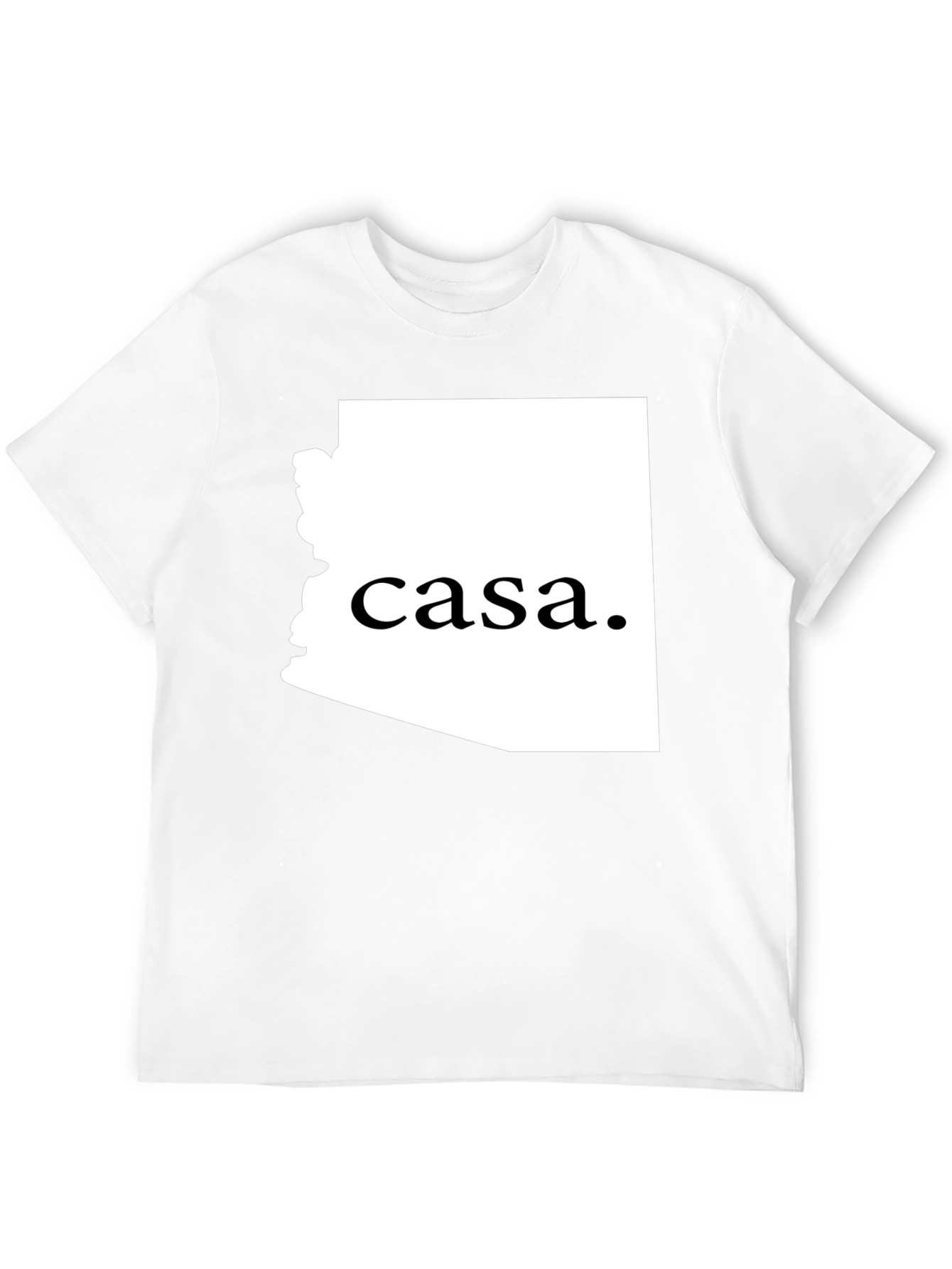 Casa Arizona Graphic Tee - Black Cotton Casual Wear