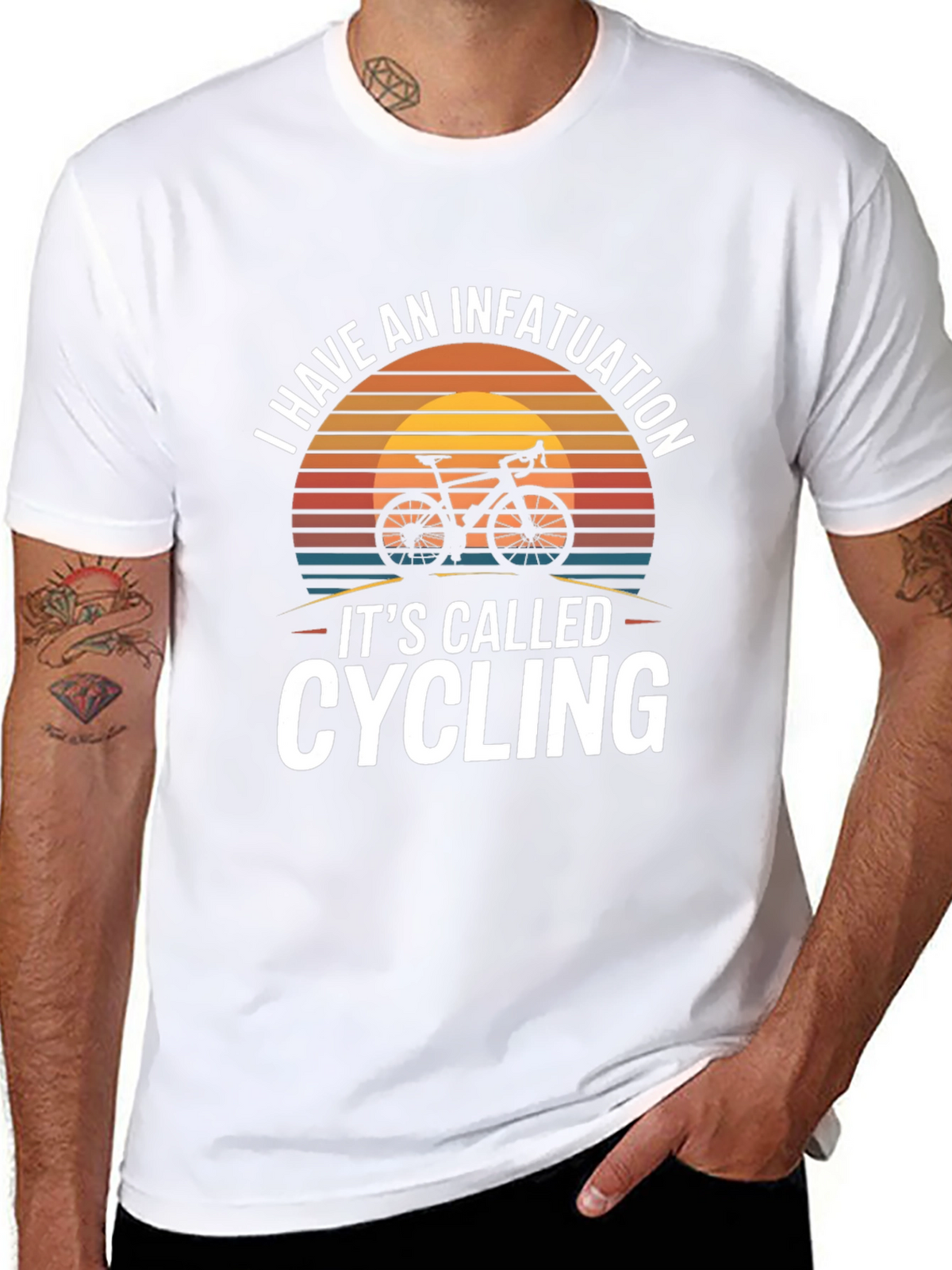 Infatuation Cycling T-Shirt | Bike Lover Gift
