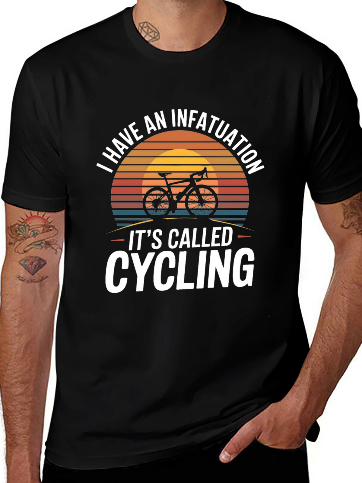Infatuation Cycling T-Shirt | Bike Lover Gift