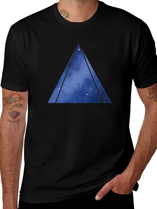 Cosmic Triangle Graphic T-Shirt